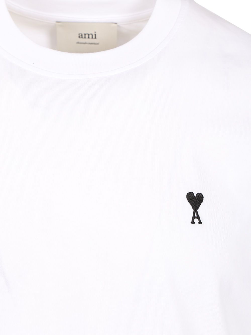 Cotton jersey T-shirt H25HTS346724100H25 (AMI Paris / Tシャツ・カットソー ) | AMI Paris (アミパリス)(2)