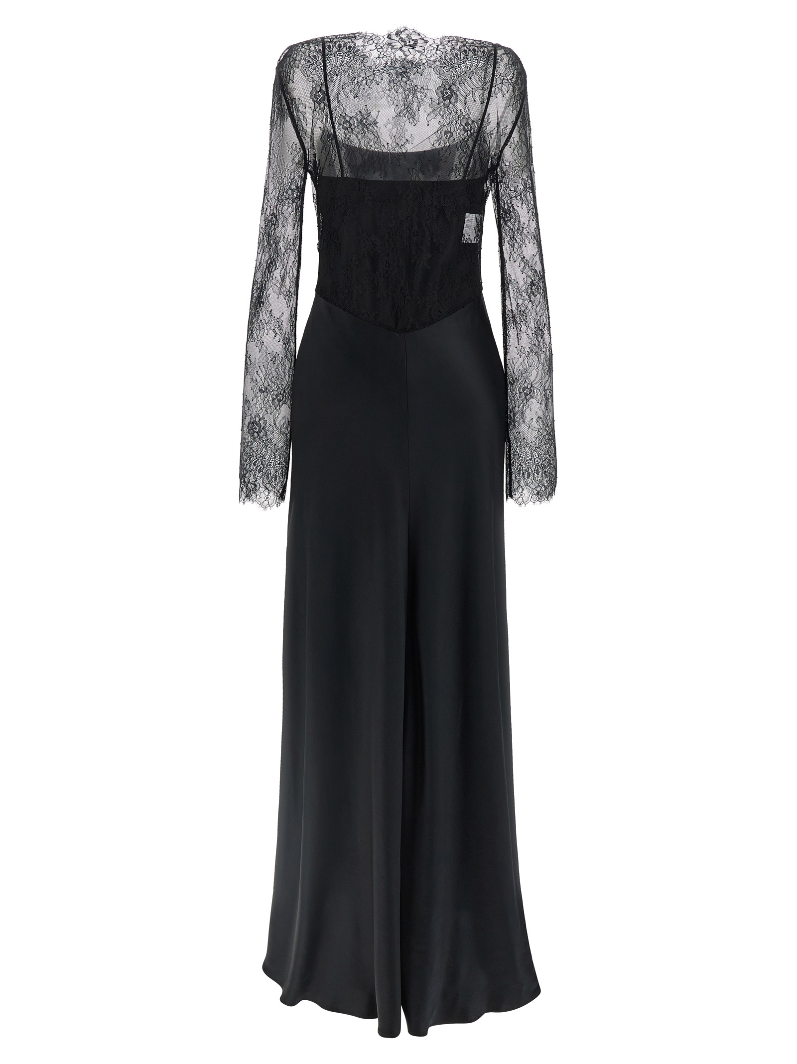 Lace satin dress A041366270555 (ALBERTA FERRETTI / ワンピース・ドレス・オールインワン ) | ALBERTA FERRETTI (アルベルタ フェレッティ)(1)