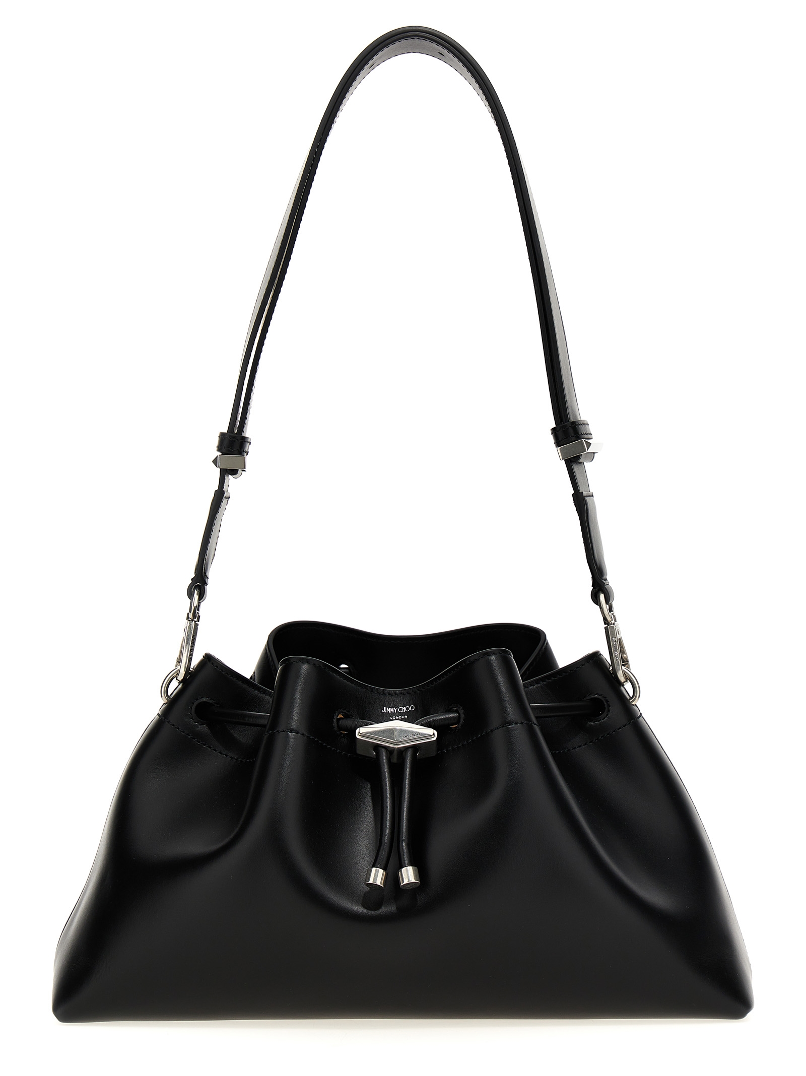 'Cinch M' shoulder bag BONBONBCKTEWHUTBLACKANTIQUESILVER (JIMMY CHOO / ハンドバッグ・ショルダーバッグ ) | JIMMY CHOO (ジミー チュウ)