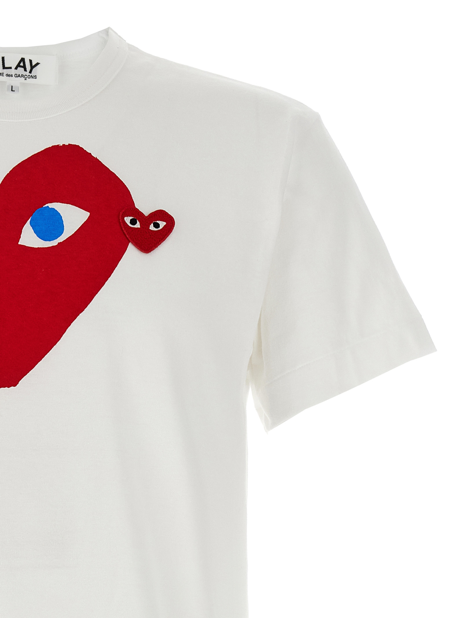 Printed T-shirt and logo patch AXT0861 (PLAY Comme Des Garçons / Tシャツ・カットソー ) | PLAY Comme Des Garçons (プレイ コムデギャルソン)(2)