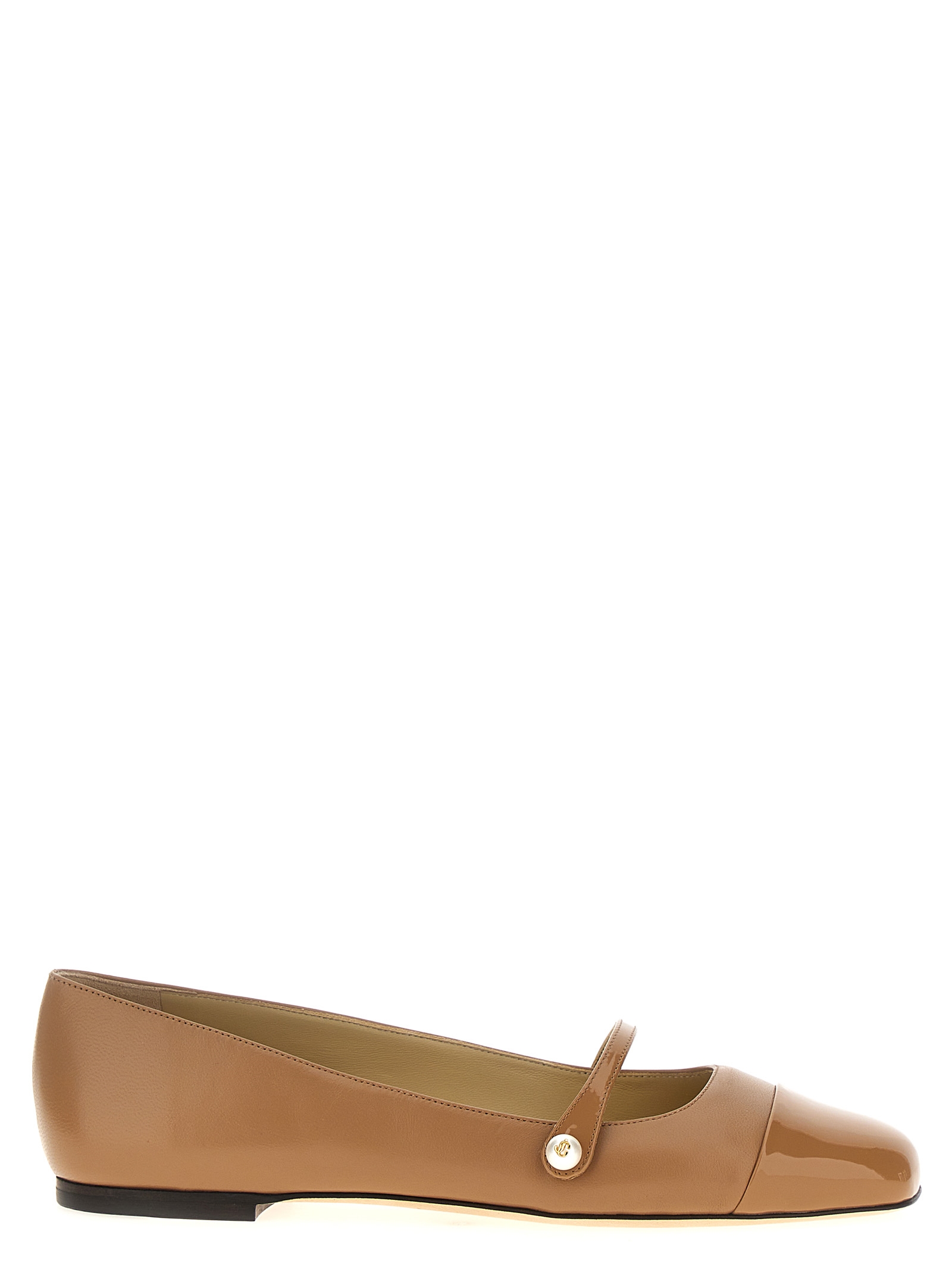 'Elisa' ballet flats ELISAFLATPTZBISCUITBISCUIT (JIMMY CHOO / フラットシューズ ) | JIMMY CHOO (ジミー チュウ)