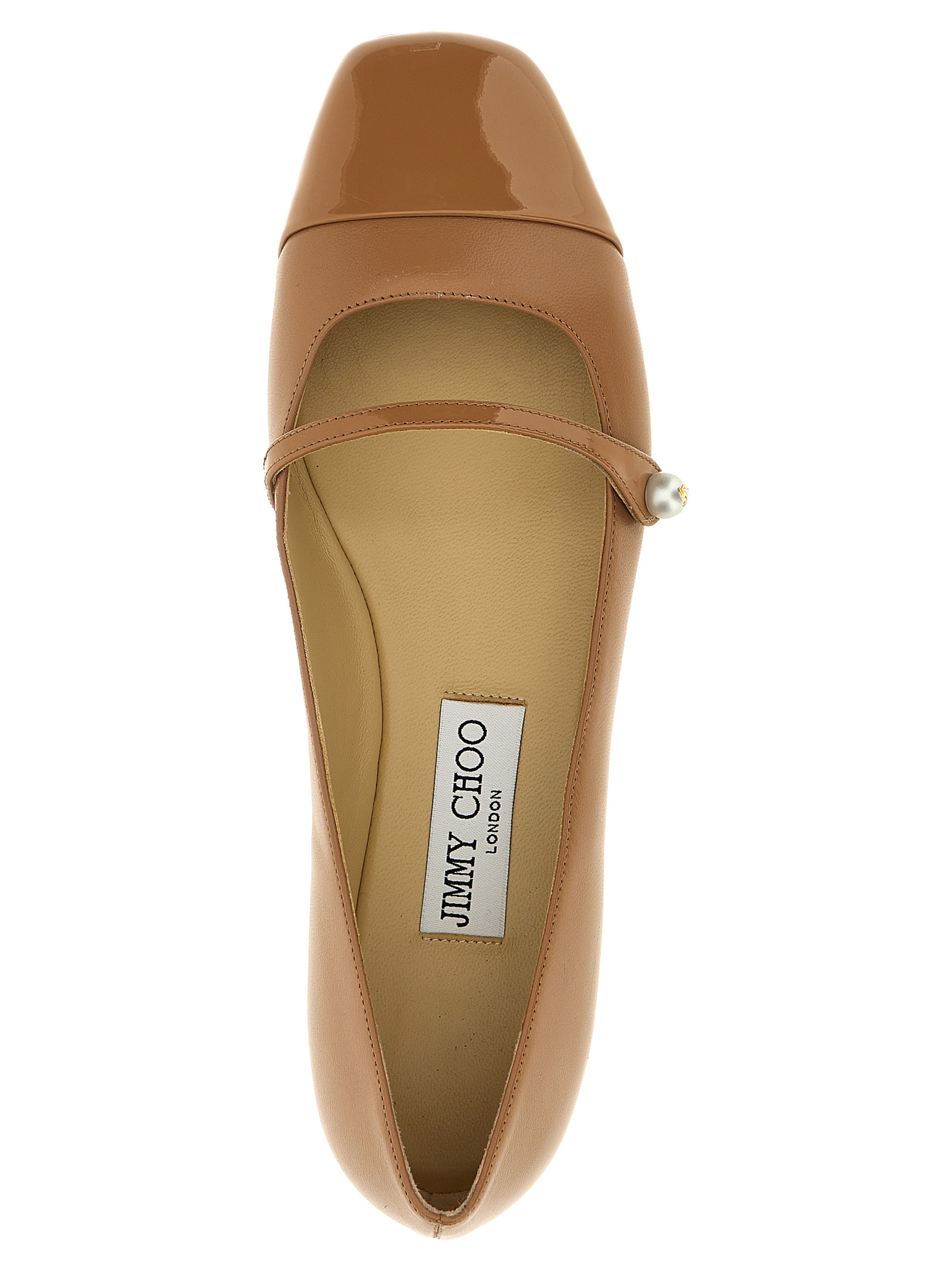 'Elisa' ballet flats ELISAFLATPTZBISCUITBISCUIT (JIMMY CHOO / フラットシューズ ) | JIMMY CHOO (ジミー チュウ)(3)