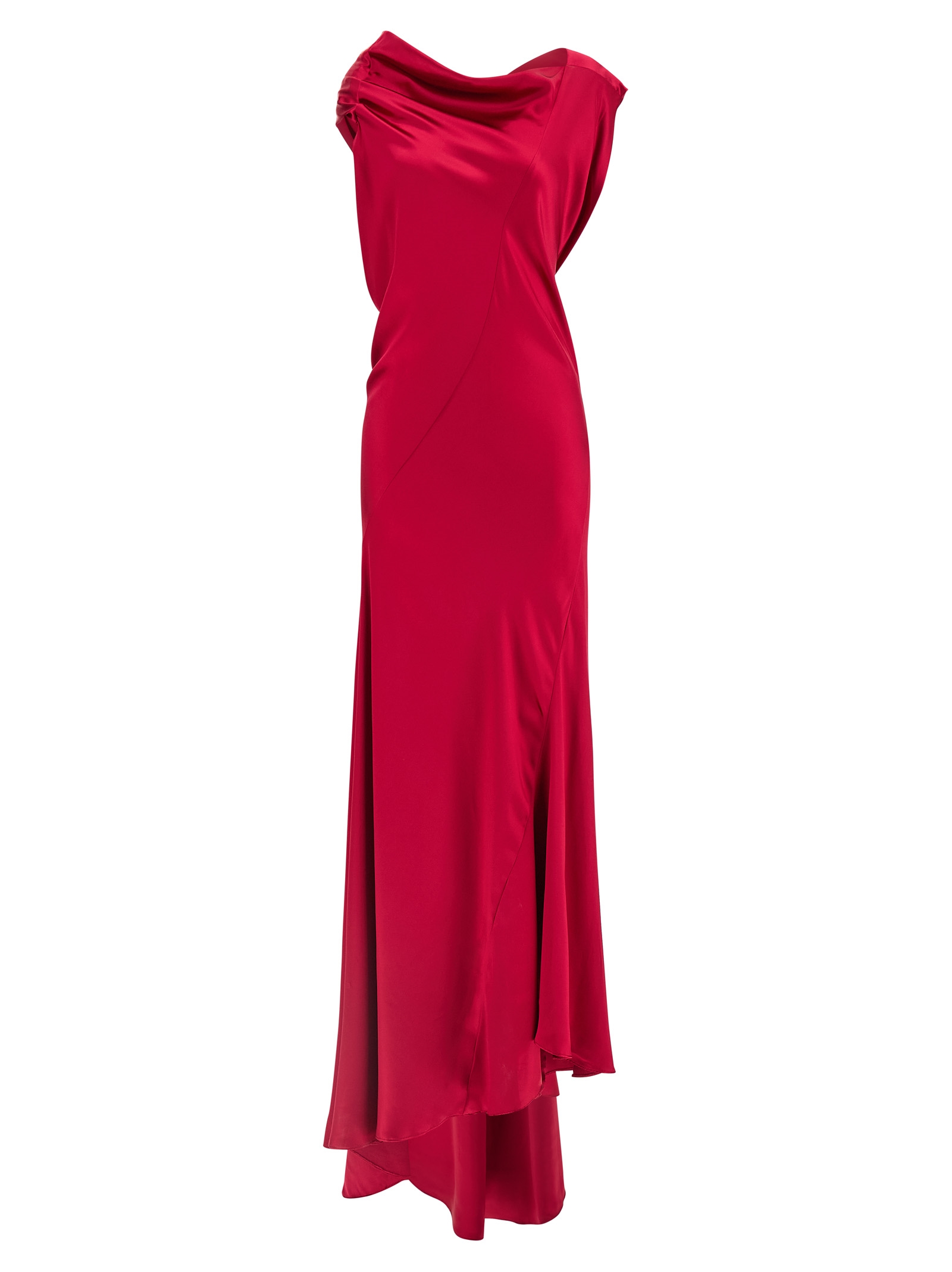 Satin dress A040166270218 (ALBERTA FERRETTI / ワンピース・ドレス・オールインワン ) | ALBERTA FERRETTI (アルベルタ フェレッティ)
