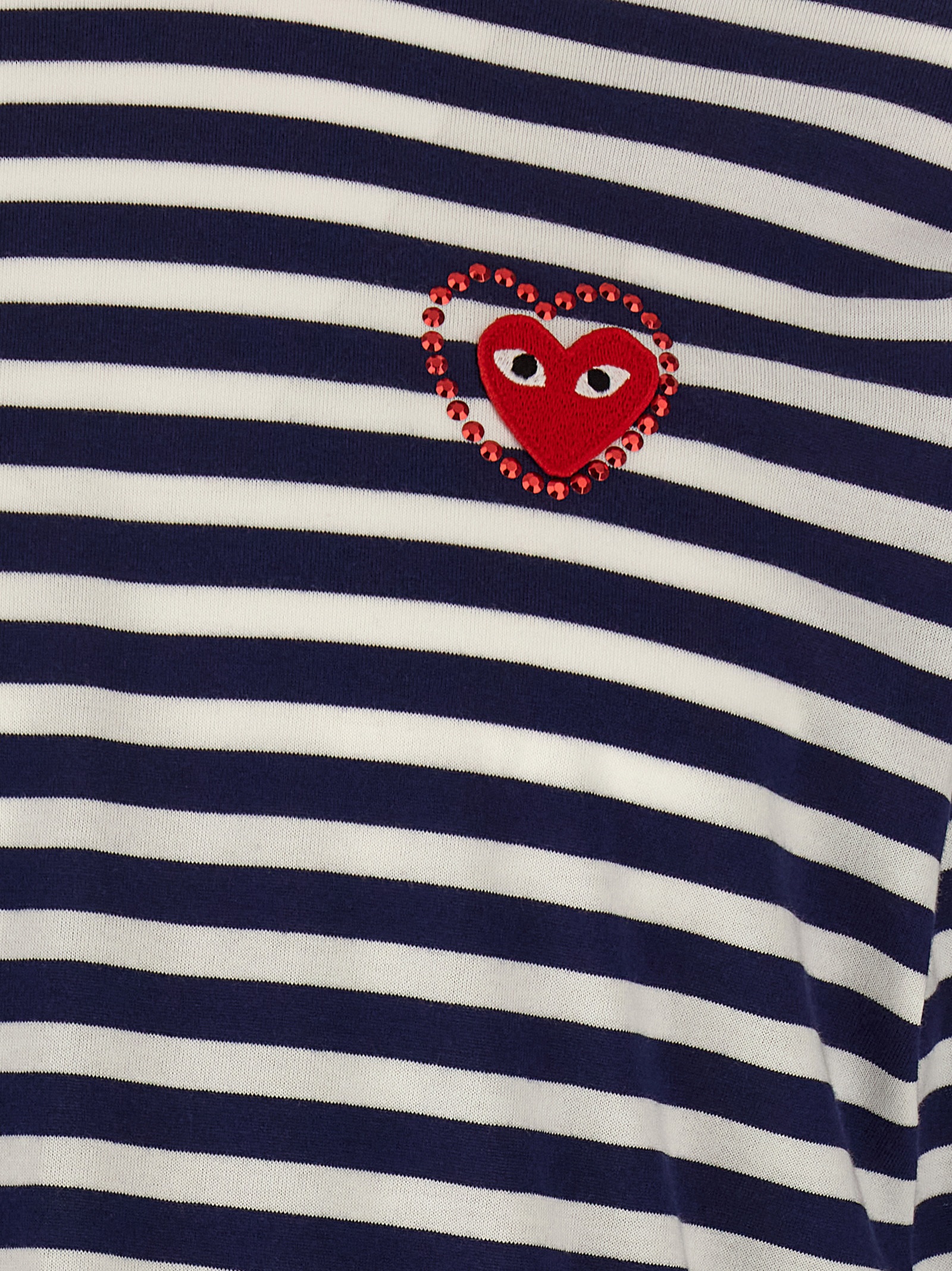 Logo patch stripes t-shirt AXT8061 (PLAY Comme Des Garçons / Tシャツ・カットソー ) | PLAY Comme Des Garçons (プレイ コムデギャルソン)(3)