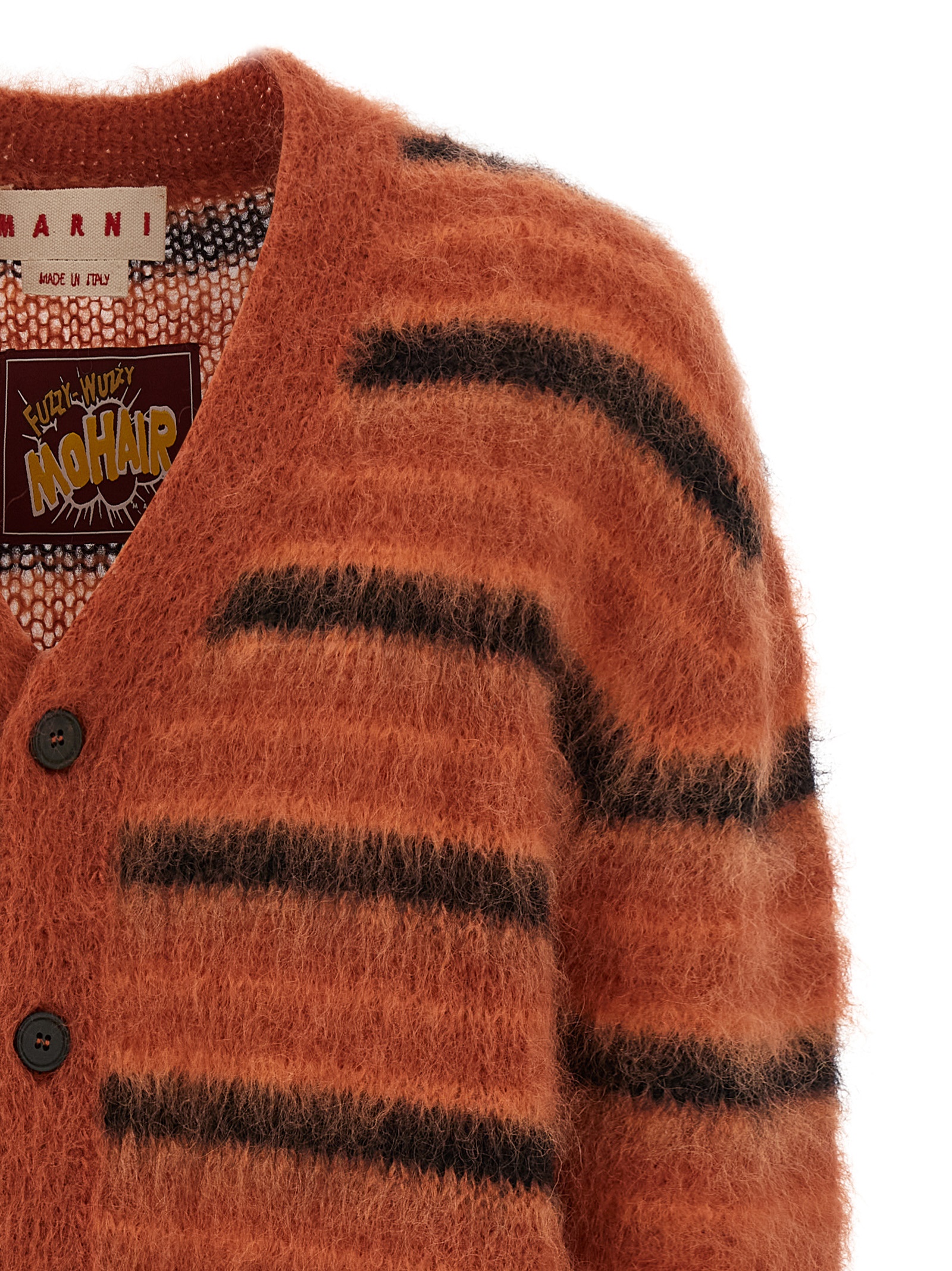 Brushed striped cardigan CDMG0051Q0UFU174RGM38 (Marni / ニット・セーター・カーディガン ) | Marni (マルニ)(2)