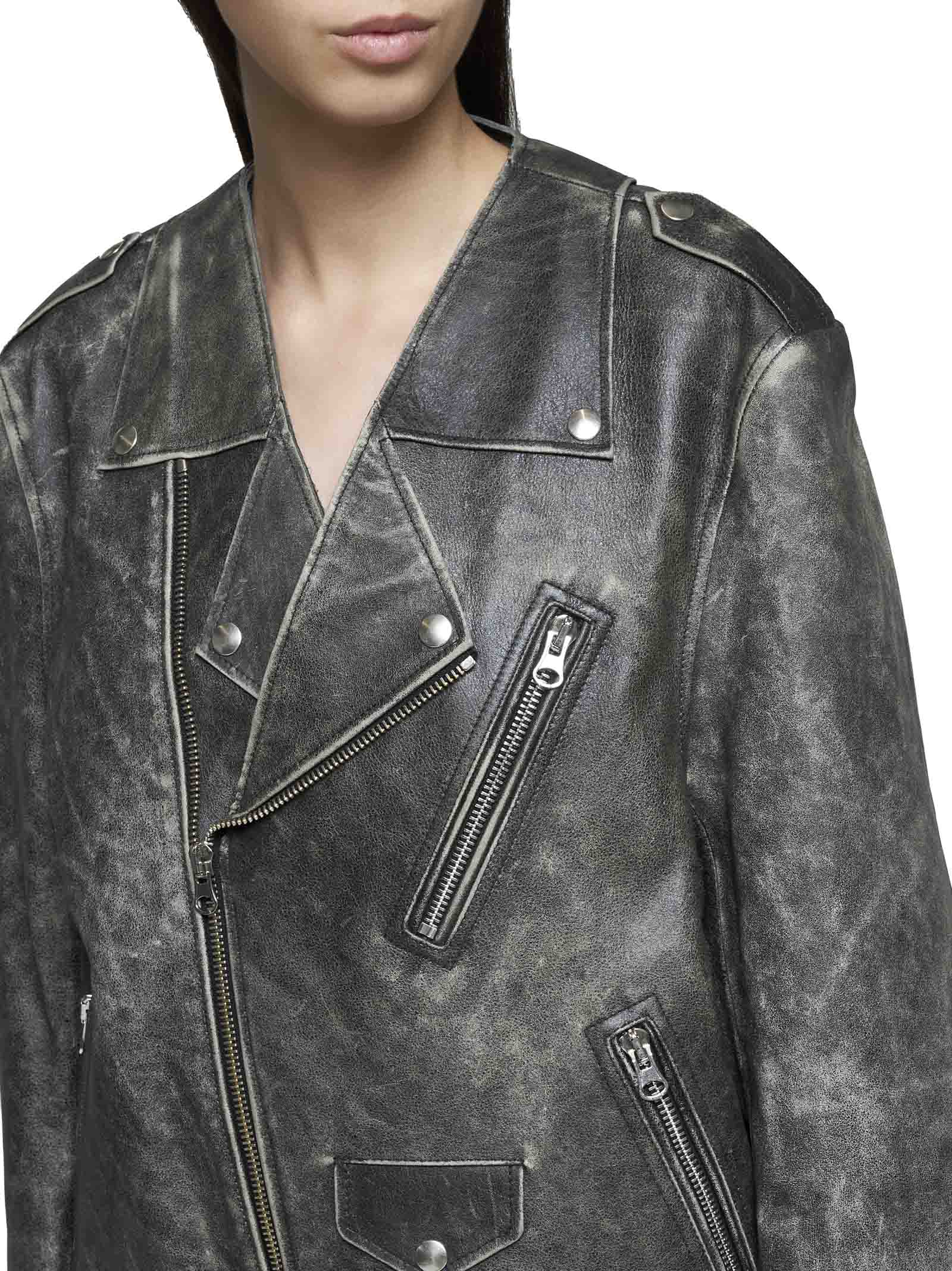 MM6 Maison Margiela Coats Brown S52AM0305M07001143 (MM6 Maison Margiela / レザー&ファージャケット・コート ) | MM6 Maison Margiela (エムエムシックス)(3)