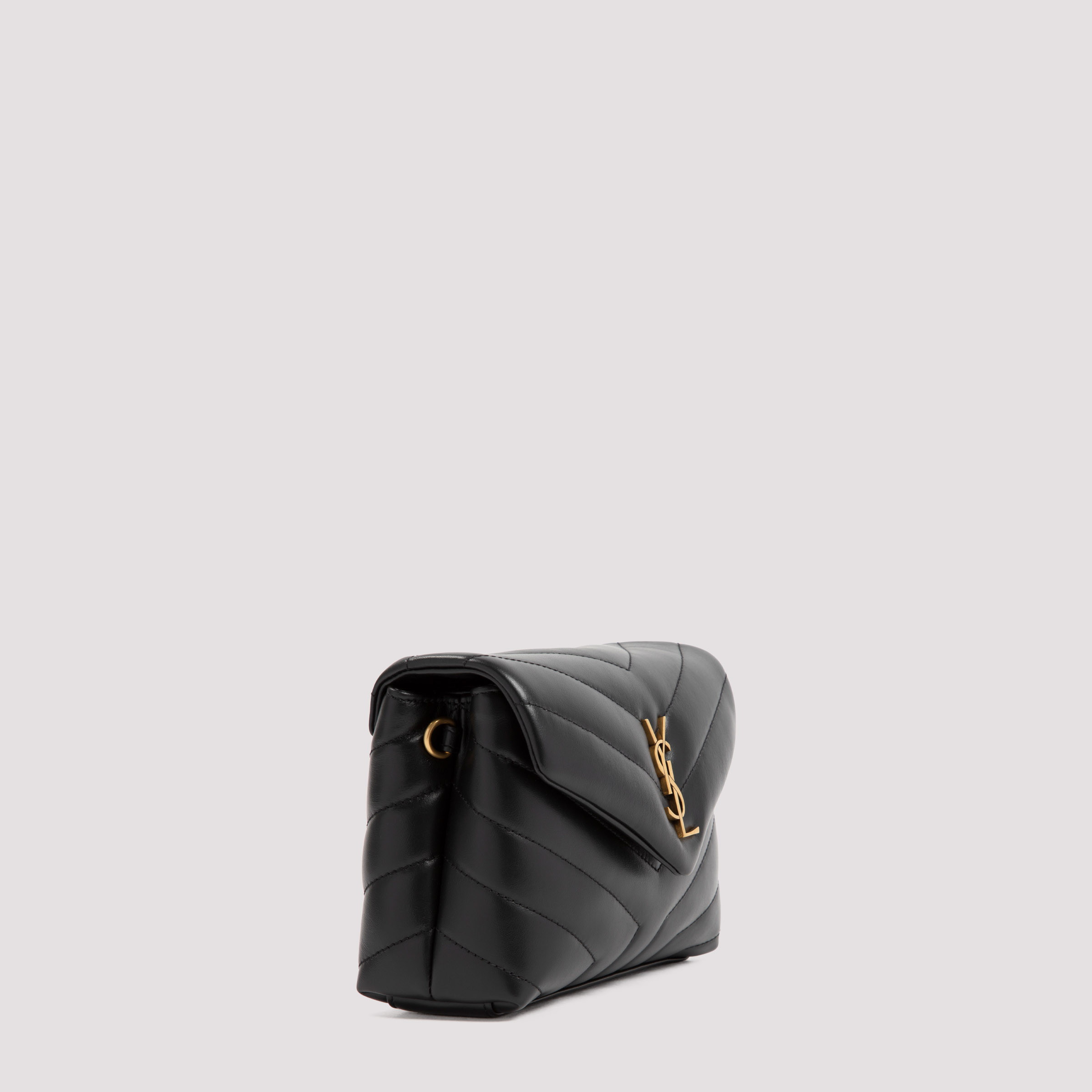 Black leather toy Loulou crossbody bag 678401DV7071000 (Saint Laurent / ハンドバッグ・ショルダーバッグ ) | Saint Laurent (サンローラン)(3)