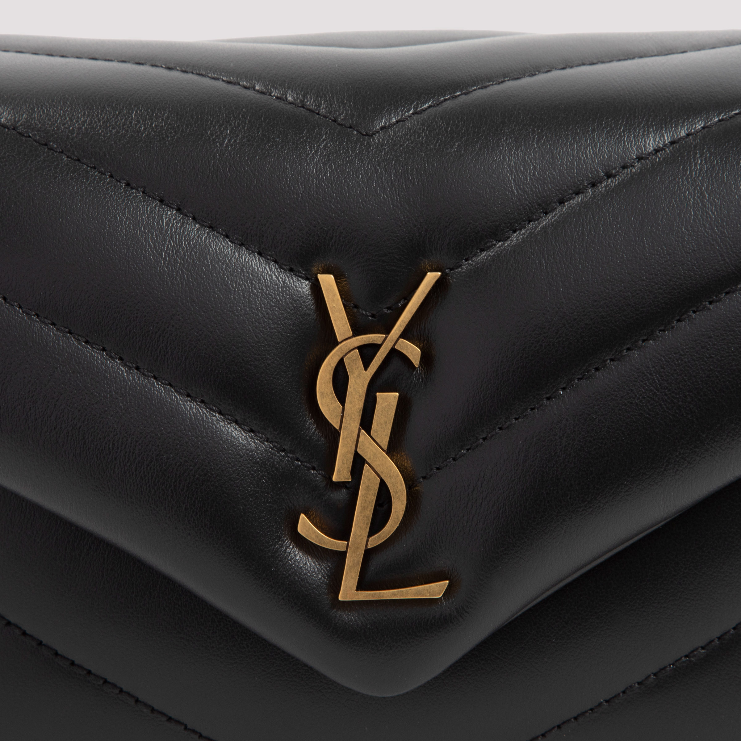 Black leather toy Loulou crossbody bag 678401DV7071000 (Saint Laurent / ハンドバッグ・ショルダーバッグ ) | Saint Laurent (サンローラン)(4)