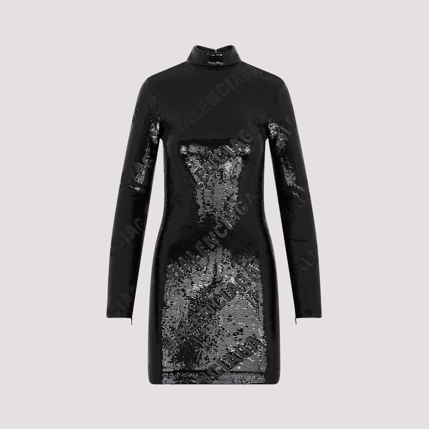 Black sequins mini dress 725104TMR681102 (Balenciaga / ワンピース・ドレス・オールインワン ) | Balenciaga (バレンシアガ)(1)