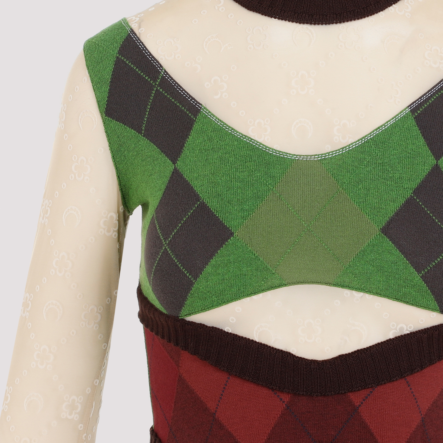 WDR034UKNI0001GN45 (MARINE SERRE / ワンピース・ドレス・オールインワン ) | MARINE SERRE (マリーン セル)(3)