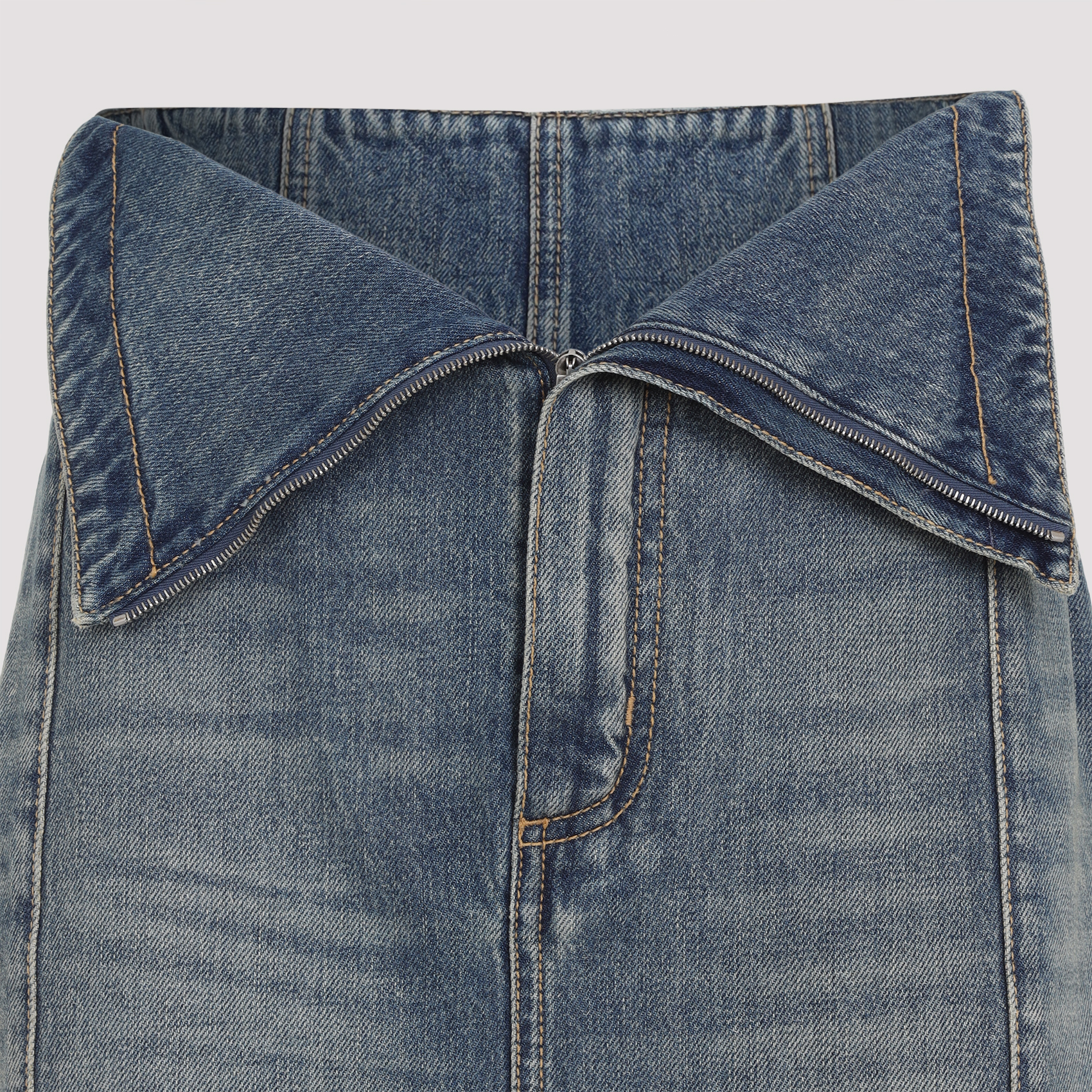 Delavè denim midi skirt 817920QMACV4315 (Alexander McQUEEN / スカート ) | Alexander McQUEEN (アレキサンダー・マックイーン)(3)