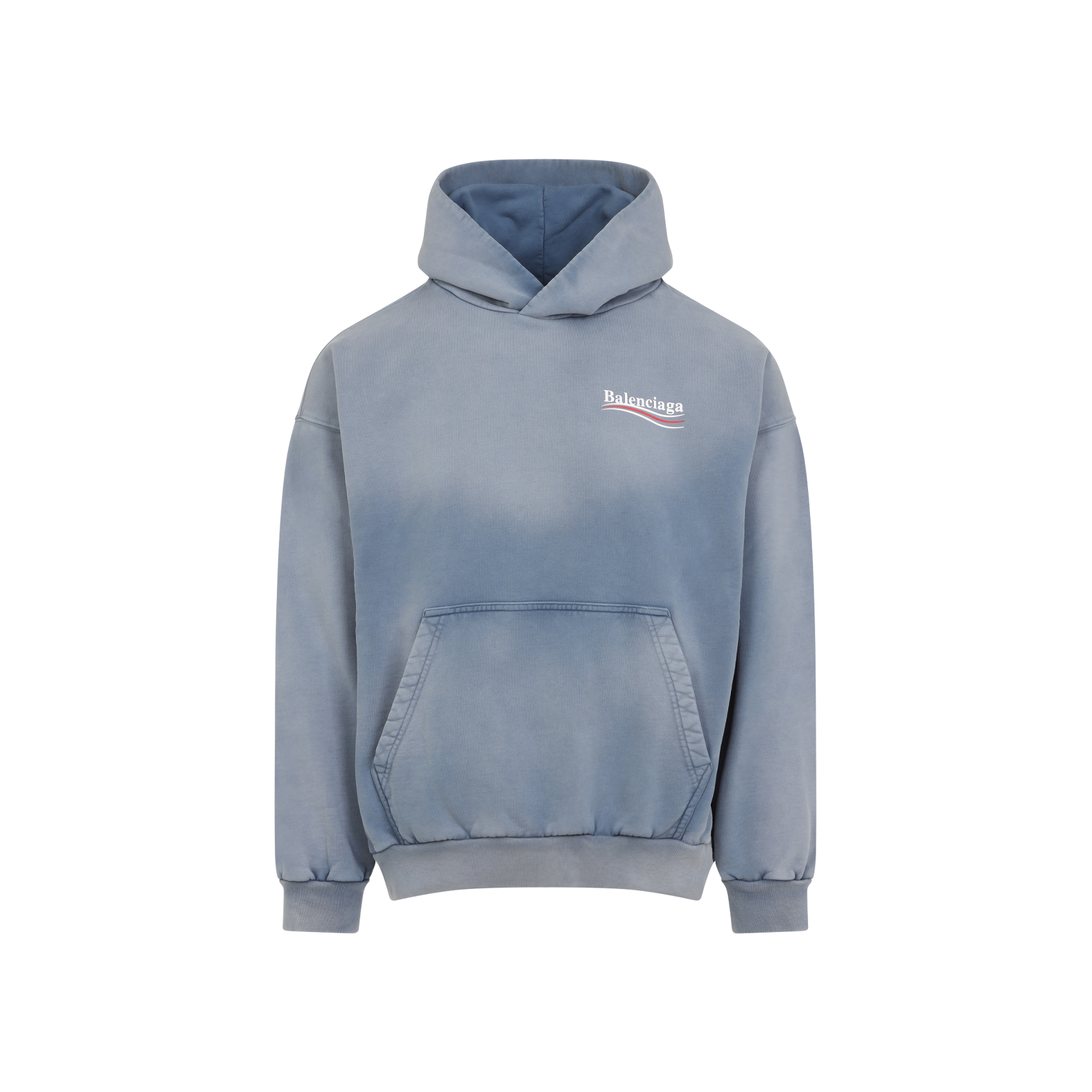 Powder blue cotton sweatshirt 767877TRVB19798 (Balenciaga / スウェット・フーディー ) | Balenciaga (バレンシアガ)