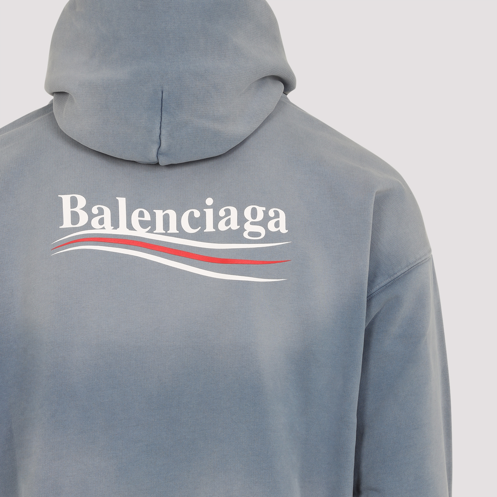 Powder blue cotton sweatshirt 767877TRVB19798 (Balenciaga / スウェット・フーディー ) | Balenciaga (バレンシアガ)(3)