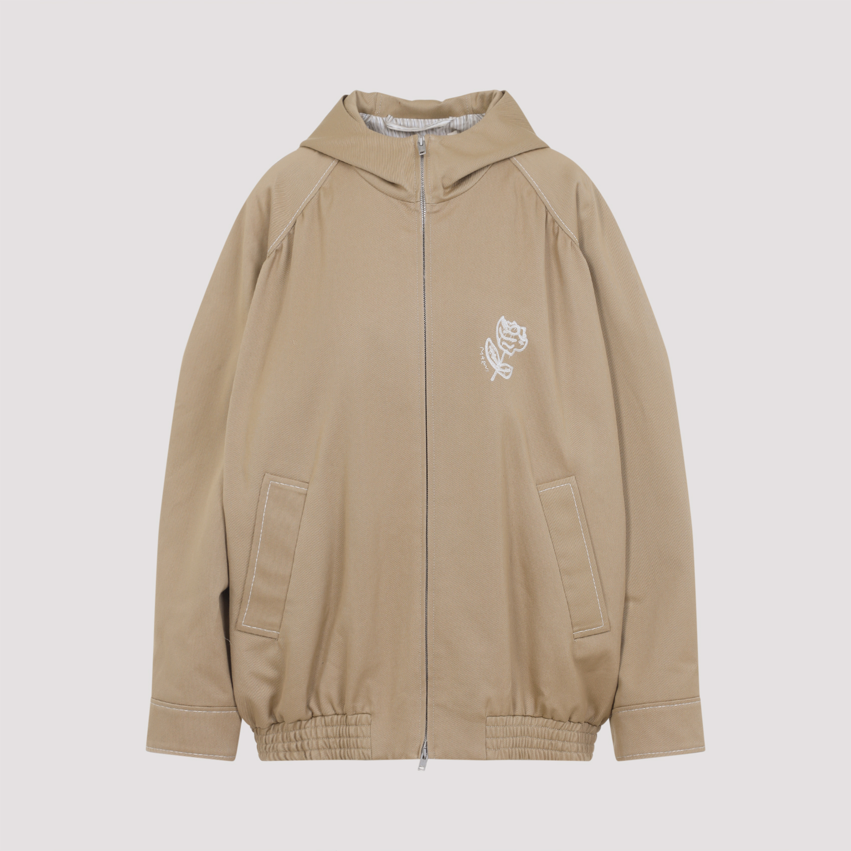 Beige drill jacket JKMA0355SUUTC54100W25 (Marni / カジュアルジャケット ) | Marni (マルニ)(1)