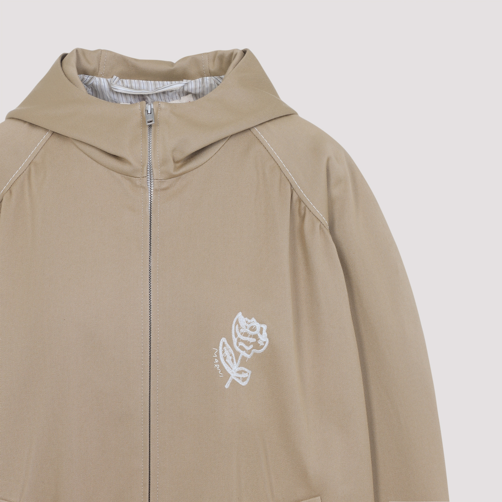 Beige drill jacket JKMA0355SUUTC54100W25 (Marni / カジュアルジャケット ) | Marni (マルニ)(4)