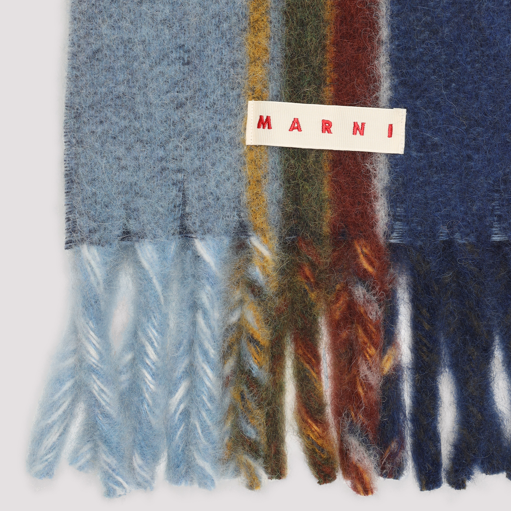 Multicolor mohair blend scarf SCZC0076Y0UAW051STB50 (Marni / スカーフ・マフラー ) | Marni (マルニ)(2)