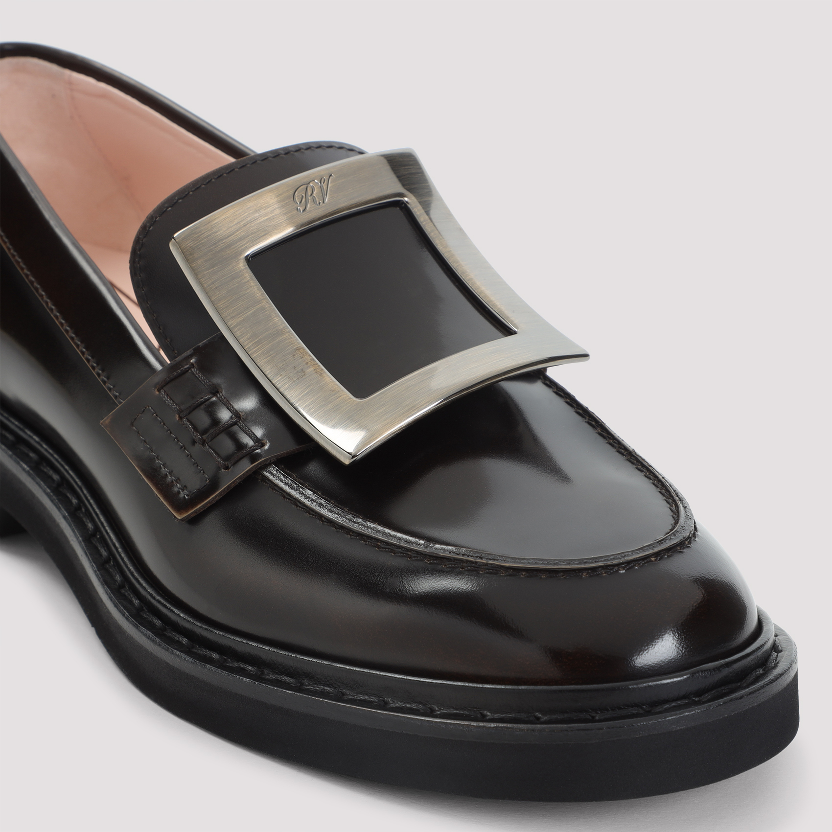 Viv' Rangers Leather Loafers RVW54825190TWRC414 (Roger Vivier / フラットシューズ ) | Roger Vivier (ロジェ ヴィヴィエ)(4)