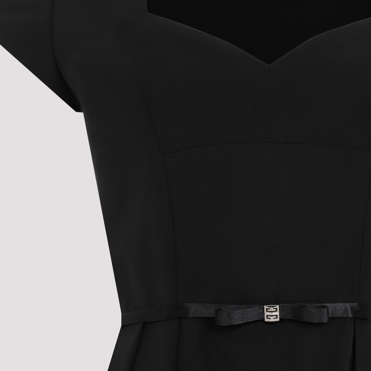 Black taffetas mini dress BW225H14L1001 (GIVENCHY / ワンピース・ドレス・オールインワン ) | GIVENCHY (ジバンシィ)(3)