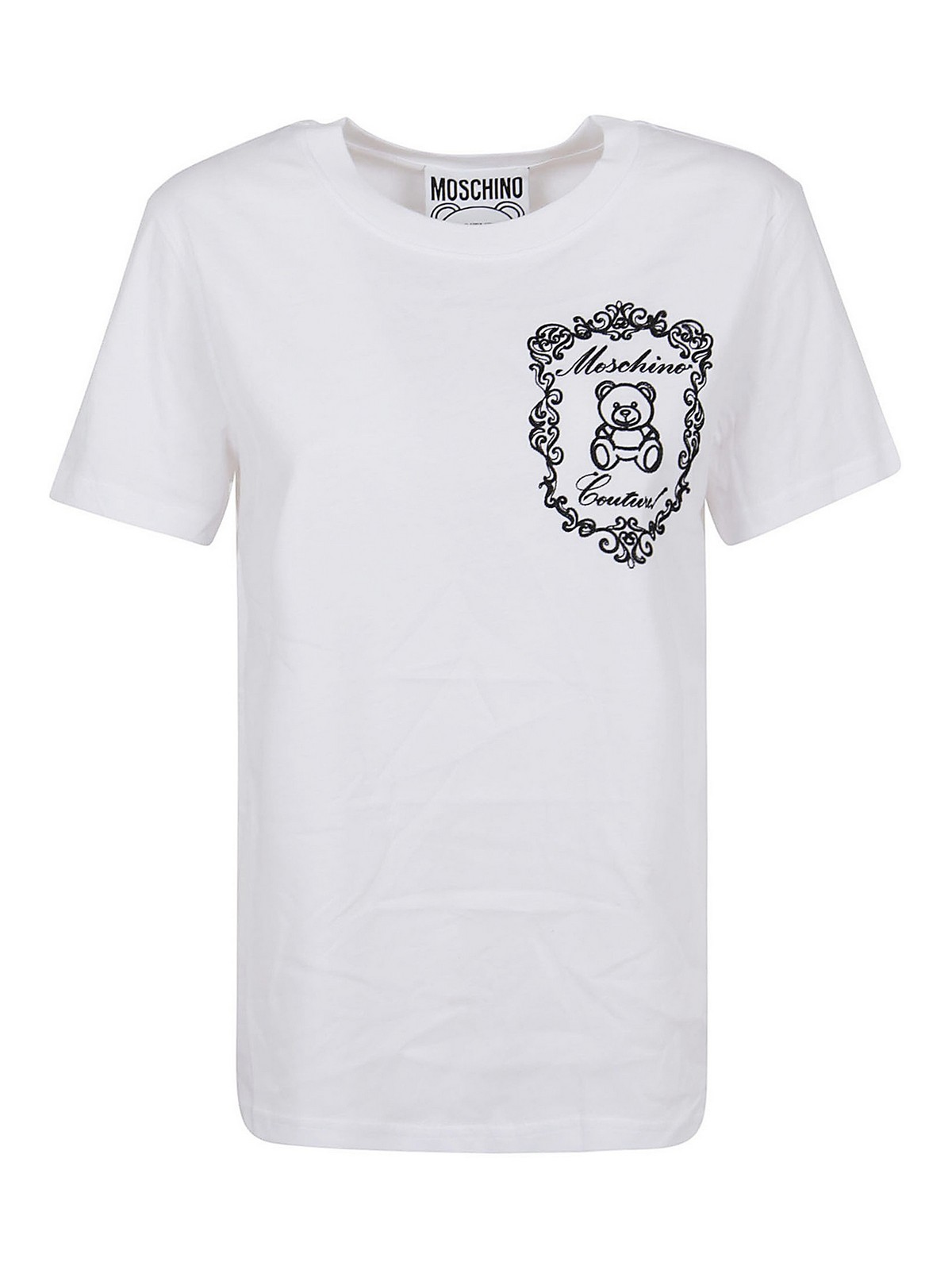 Embroidered Teddy Bear t-shirt 070455411001 (MOSCHINO / Tシャツ・カットソー ) | MOSCHINO (モスキーノ)