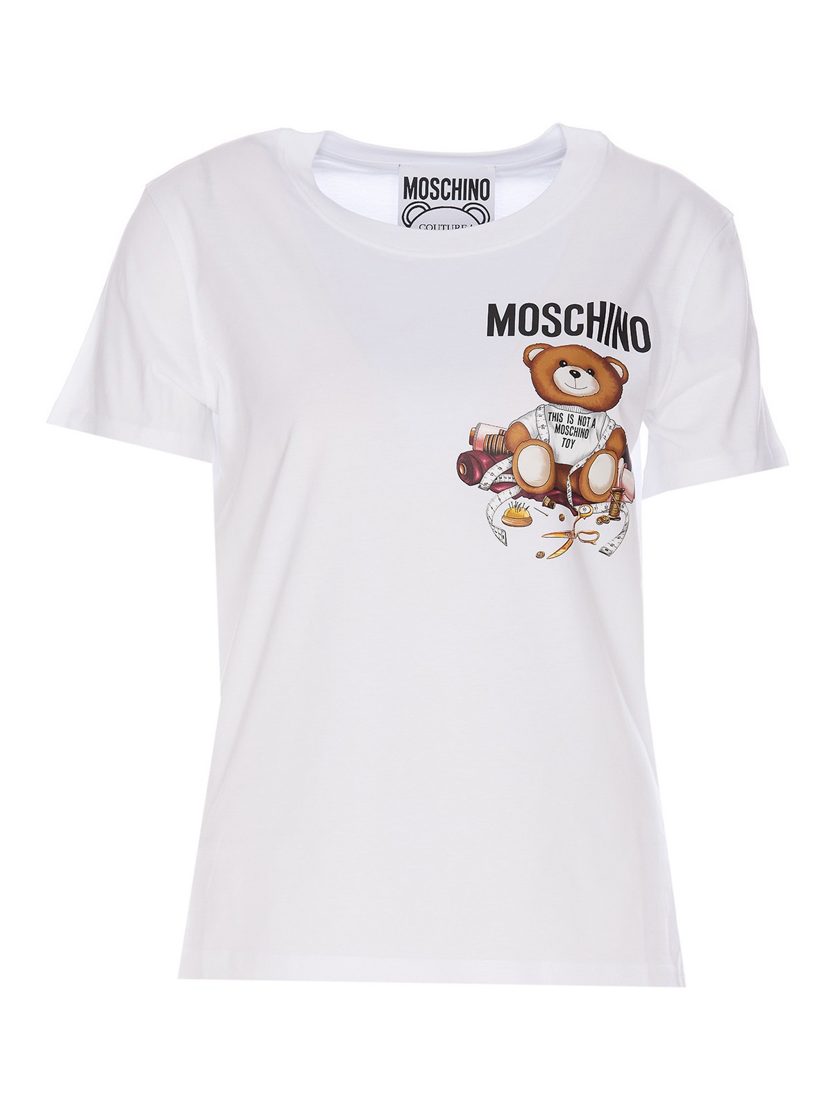 Teddy logo print t-shirt 070255411001 (MOSCHINO / Tシャツ・カットソー ) | MOSCHINO (モスキーノ)