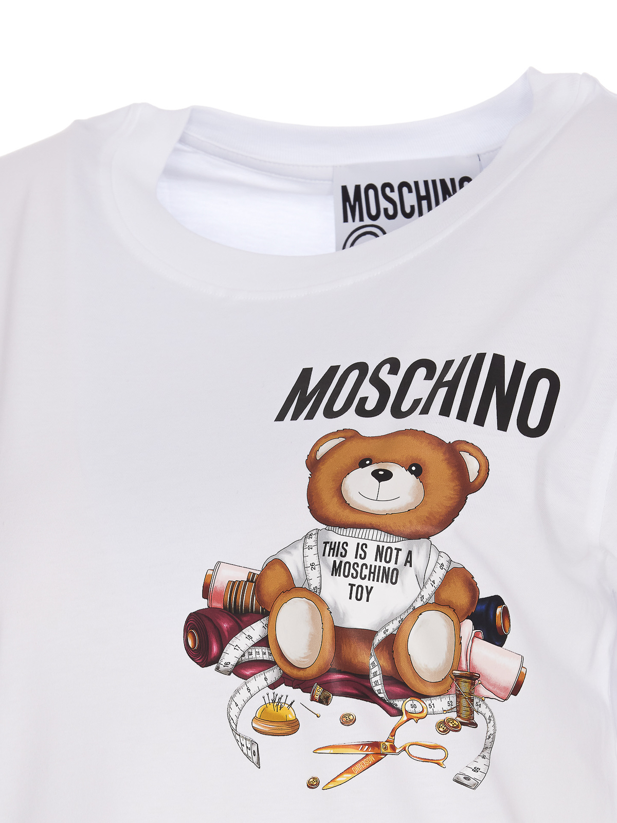 Teddy logo print t-shirt 070255411001 (MOSCHINO / Tシャツ・カットソー ) | MOSCHINO (モスキーノ)(2)