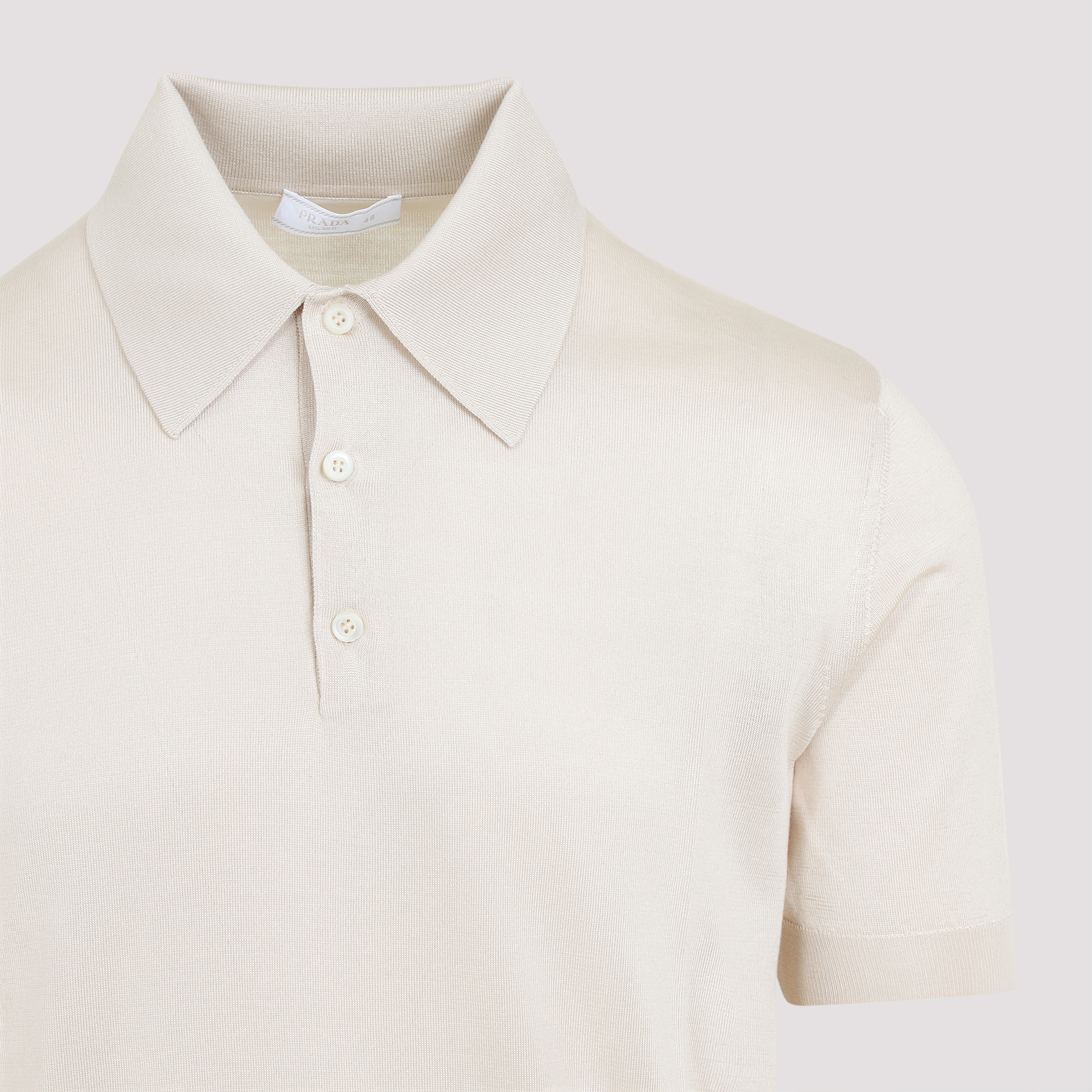 Sand silk polo shirt UMB925SOOO16AIF0018 (Prada / ポロシャツ ) | Prada (プラダ)(3)