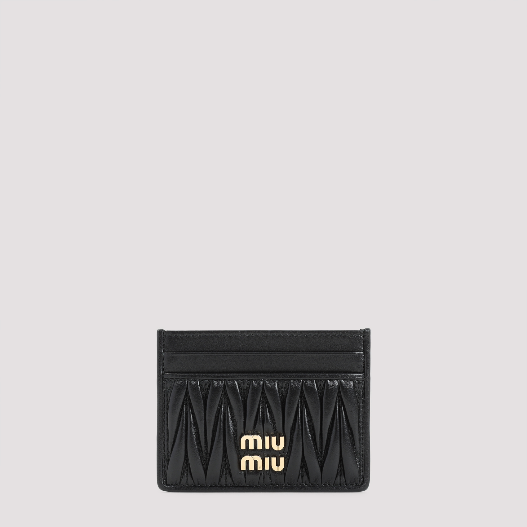 Black leather card holder 5MC076AFPPF0002 (MIU MIU / 財布・カードケース ) | MIU MIU (ミュウミュウ)(4)
