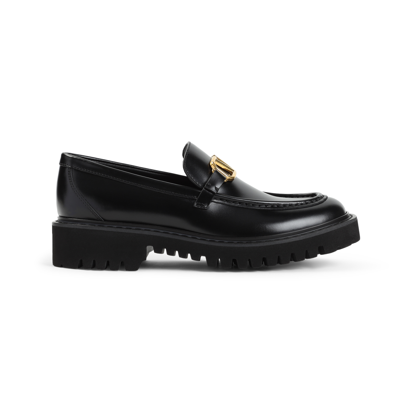 Black leather Vlogo loafers 7W2S0EU0BEK0NO (Valentino Garavani / ローファー ) | Valentino Garavani (ヴァレンティノ)