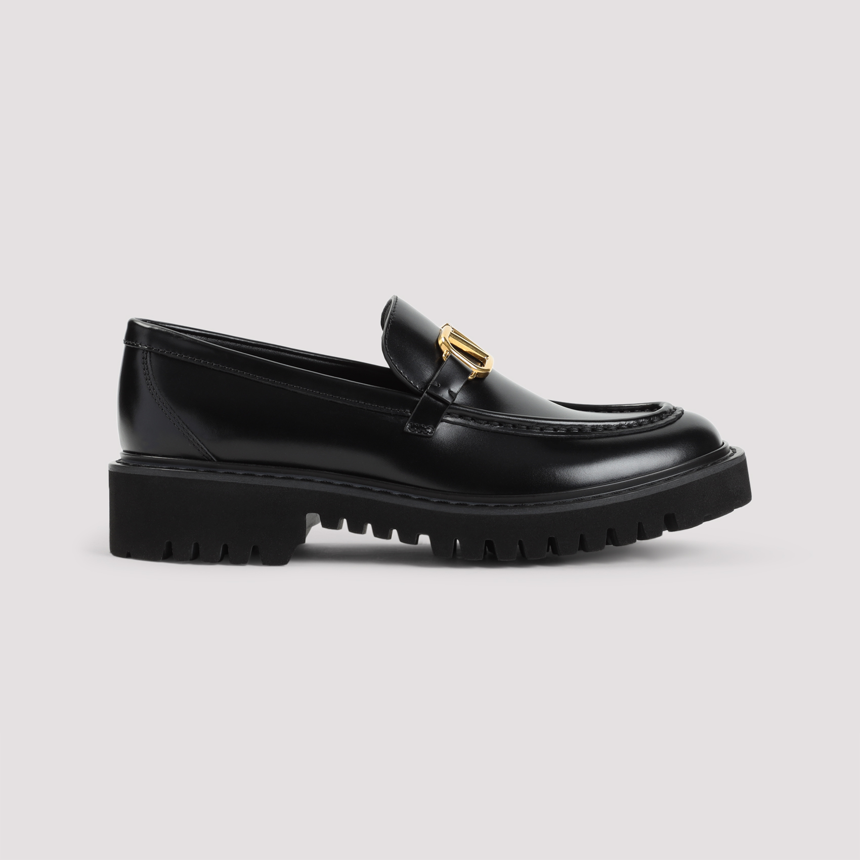 Black leather Vlogo loafers 7W2S0EU0BEK0NO (Valentino Garavani / ローファー ) | Valentino Garavani (ヴァレンティノ)(1)