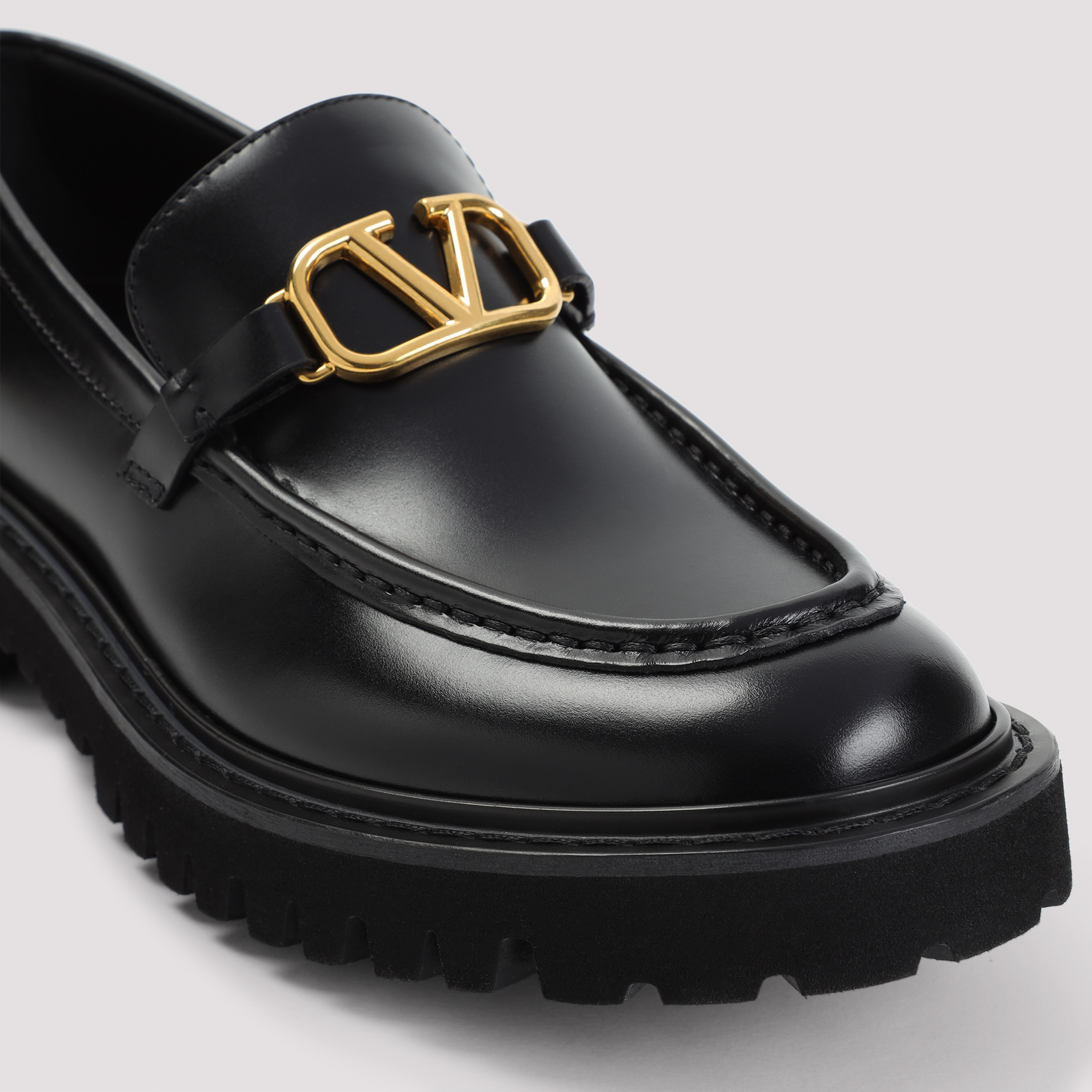 Black leather Vlogo loafers 7W2S0EU0BEK0NO (Valentino Garavani / ローファー ) | Valentino Garavani (ヴァレンティノ)(4)