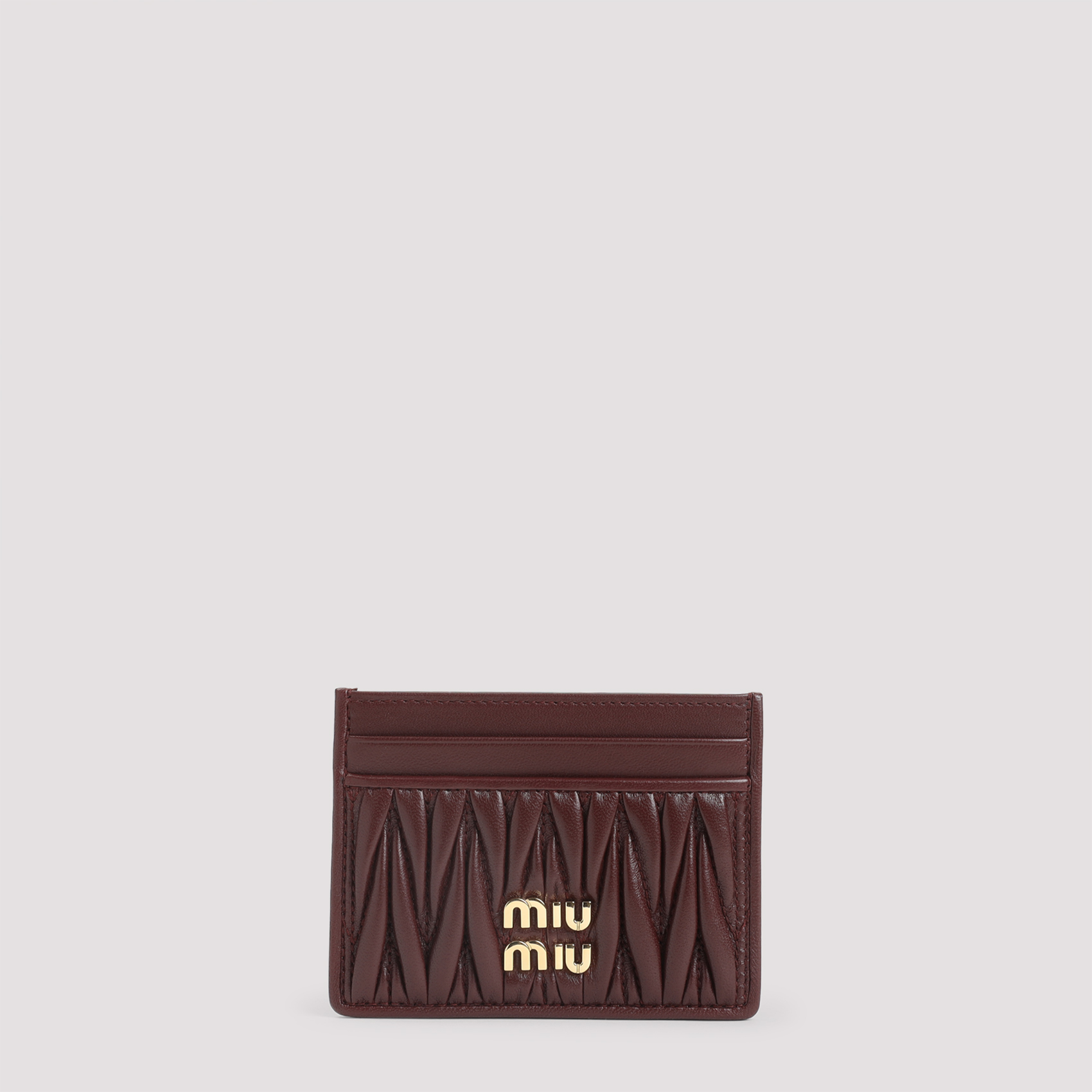 Burgundy leather card holder 5MC076AFPPF0007 (MIU MIU / 財布・カードケース ) | MIU MIU (ミュウミュウ)(4)