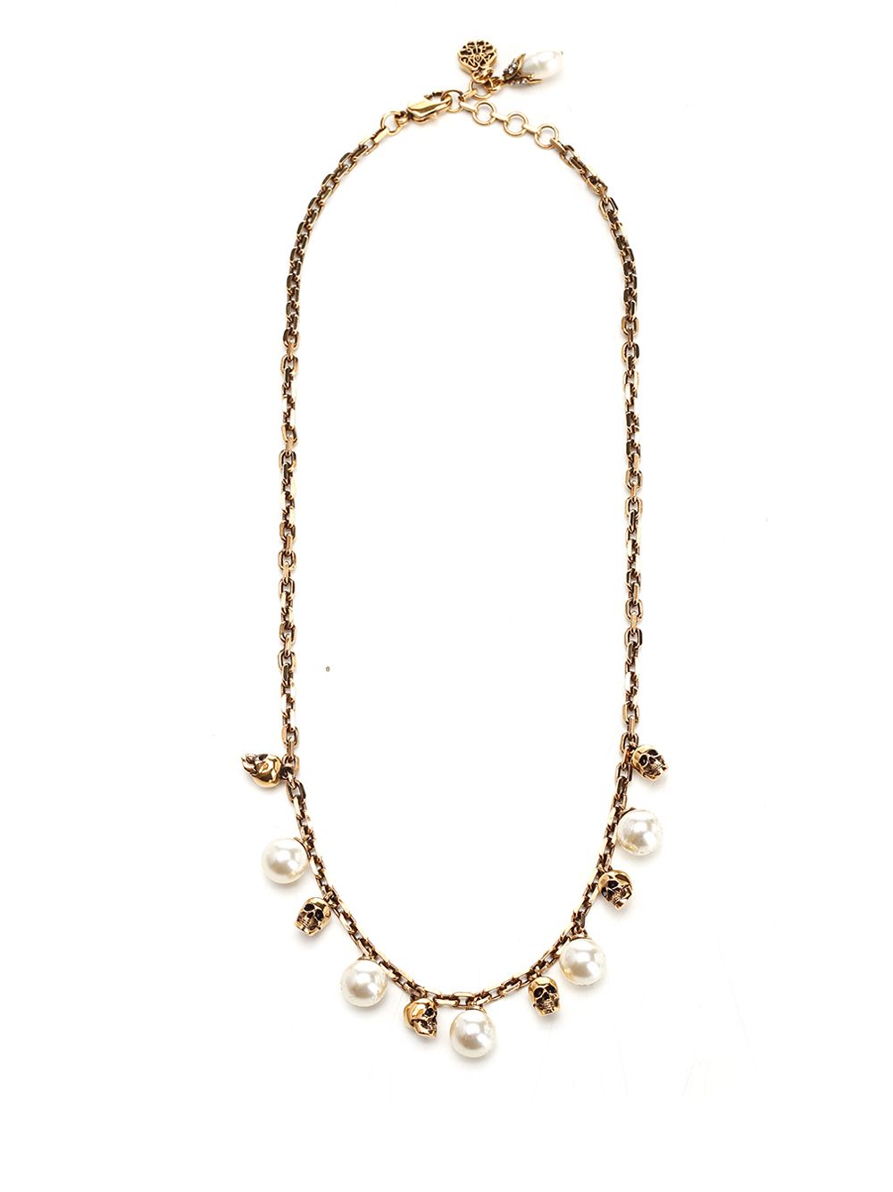 skull and pearl necklace 667544J160Z4040 (Alexander McQUEEN / ネックレス ) | Alexander McQUEEN (アレキサンダー・マックイーン)