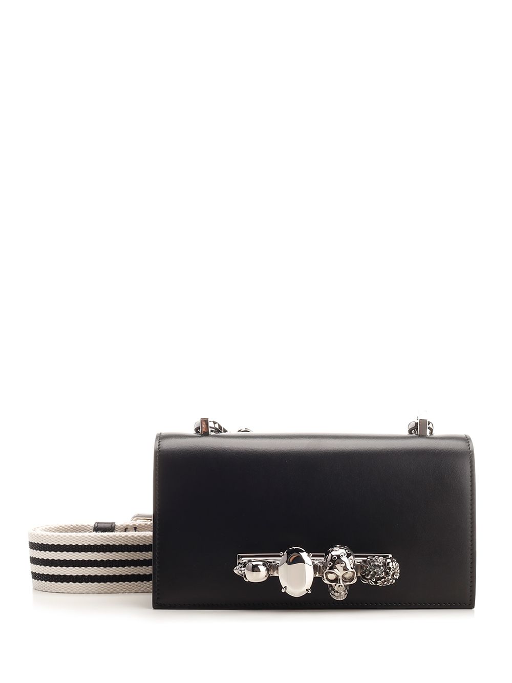 Black "The Knuckle Satchel" bag 7478331AAN51000 (Alexander McQUEEN / ハンドバッグ・ショルダーバッグ ) | Alexander McQUEEN (アレキサンダー・マックイーン)