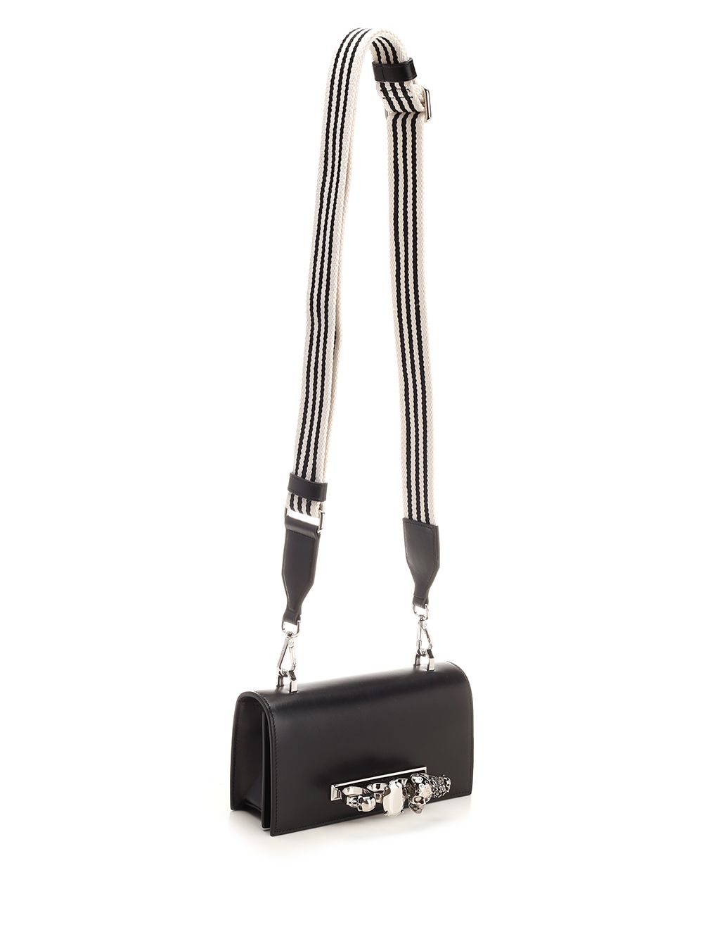 Black "The Knuckle Satchel" bag 7478331AAN51000 (Alexander McQUEEN / ハンドバッグ・ショルダーバッグ ) | Alexander McQUEEN (アレキサンダー・マックイーン)(1)
