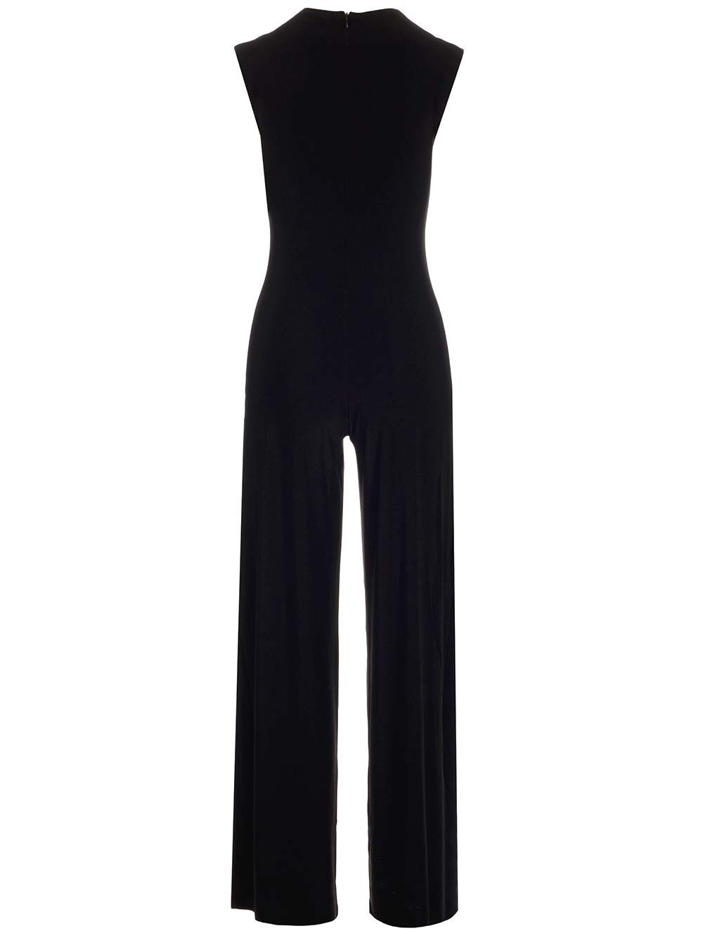Black sleeveless jersey jumpsuit KKHL1304BLKBLACK (NORMA KAMALI / ワンピース・ドレス・オールインワン ) | NORMA KAMALI (ノーマカマリ)(3)
