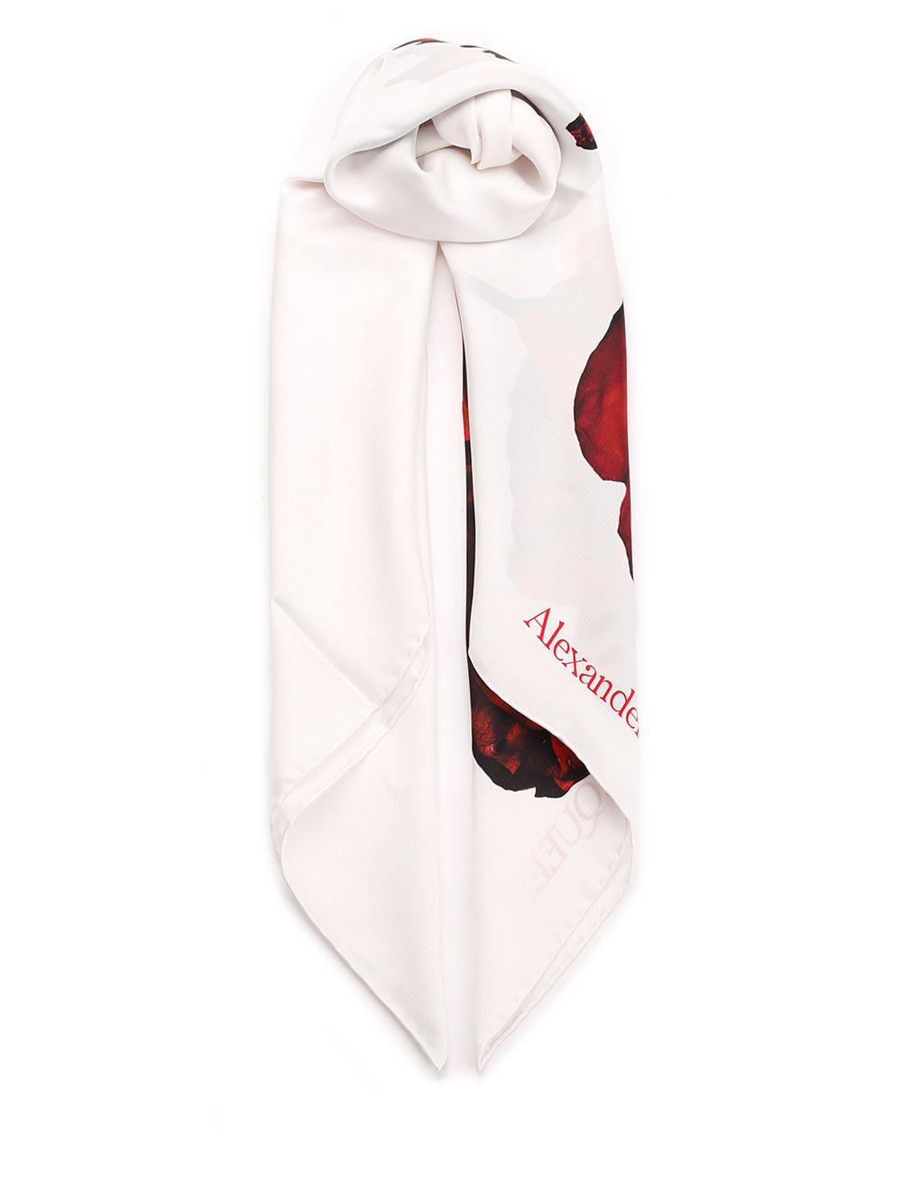 Printed silk scarf 7902793001Q9274 (Alexander McQUEEN / スカーフ・マフラー ) | Alexander McQUEEN (アレキサンダー・マックイーン)