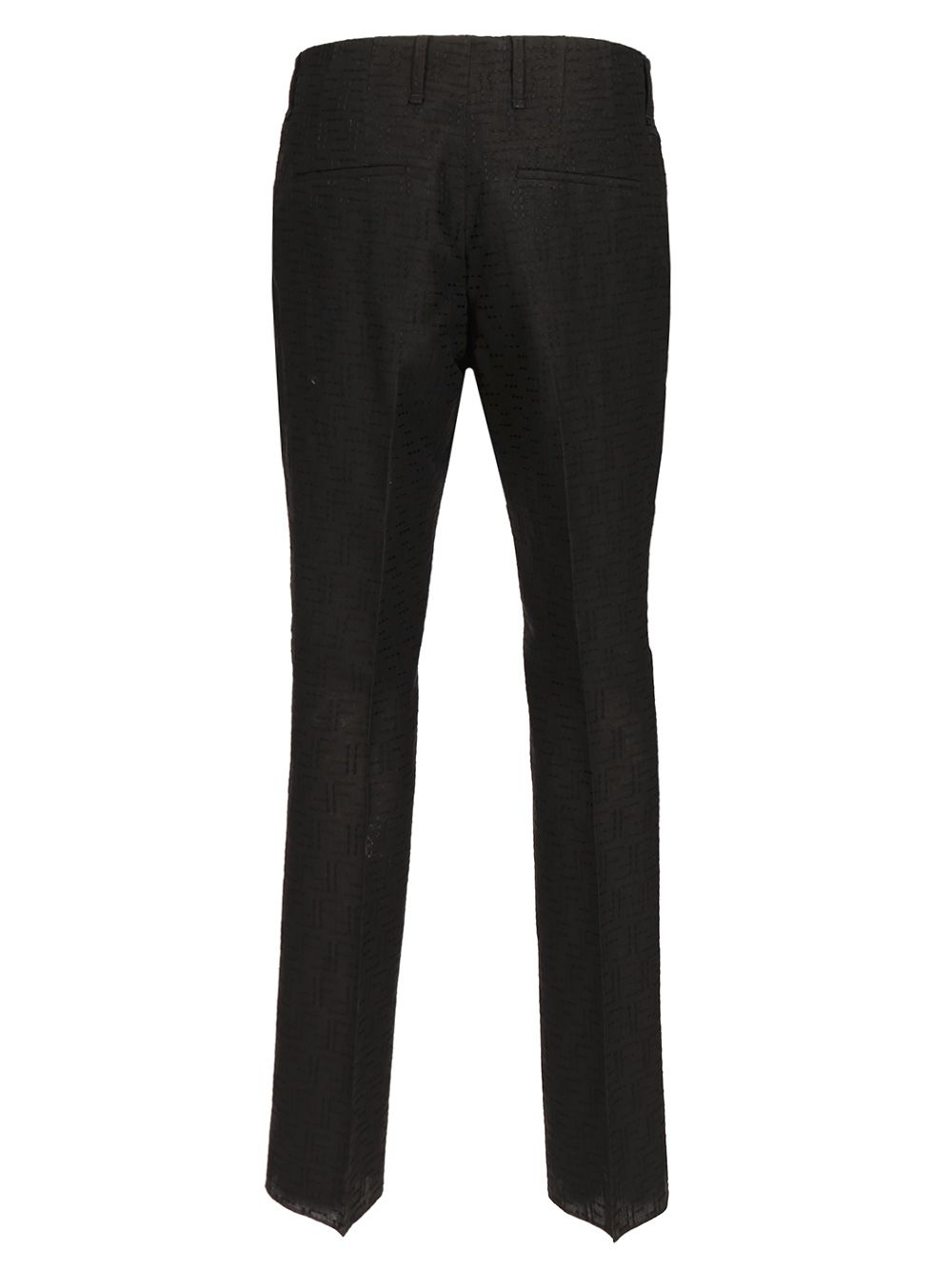 Black Linen FF Jacquard Trousers FB1029F0QA1 (FENDI / パンツ ) | FENDI (フェンディ)(1)