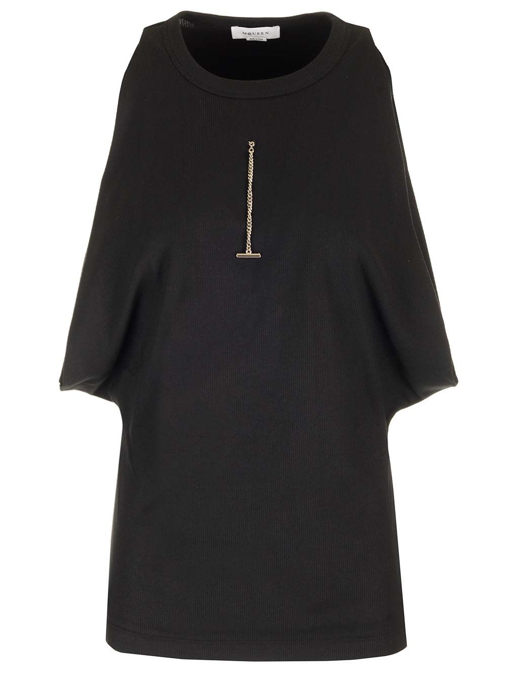 Ribbed cotton tank top 804191QLADW1000 (Alexander McQUEEN / Tシャツ・カットソー ) | Alexander McQUEEN (アレキサンダー・マックイーン)