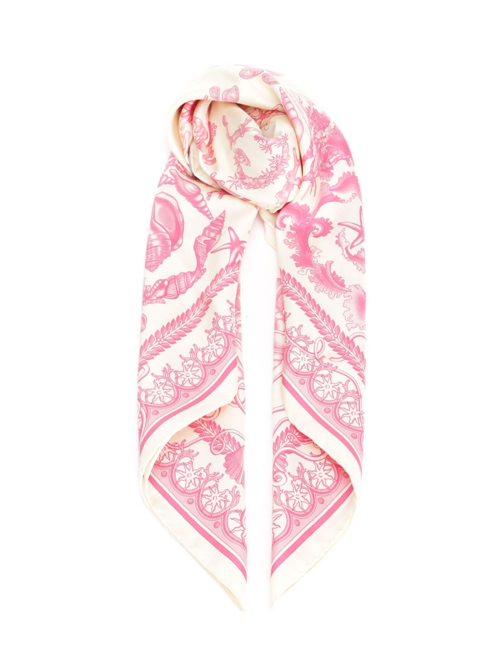 FOULARD 90X90 BIO ILK TWILL UNDERWATER BAROCCO BICOLOUR 10016001A155425K660 (VERSACE / スカーフ・マフラー ) | VERSACE (ヴェルサーチェ)