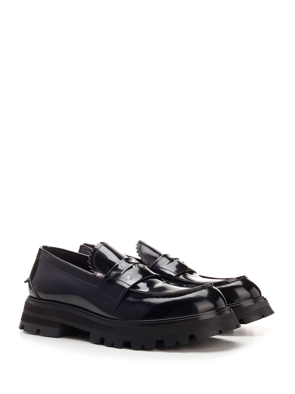 Black penny loafer 683571WHZ851081 (Alexander McQUEEN / ローファー ) | Alexander McQUEEN (アレキサンダー・マックイーン)(1)
