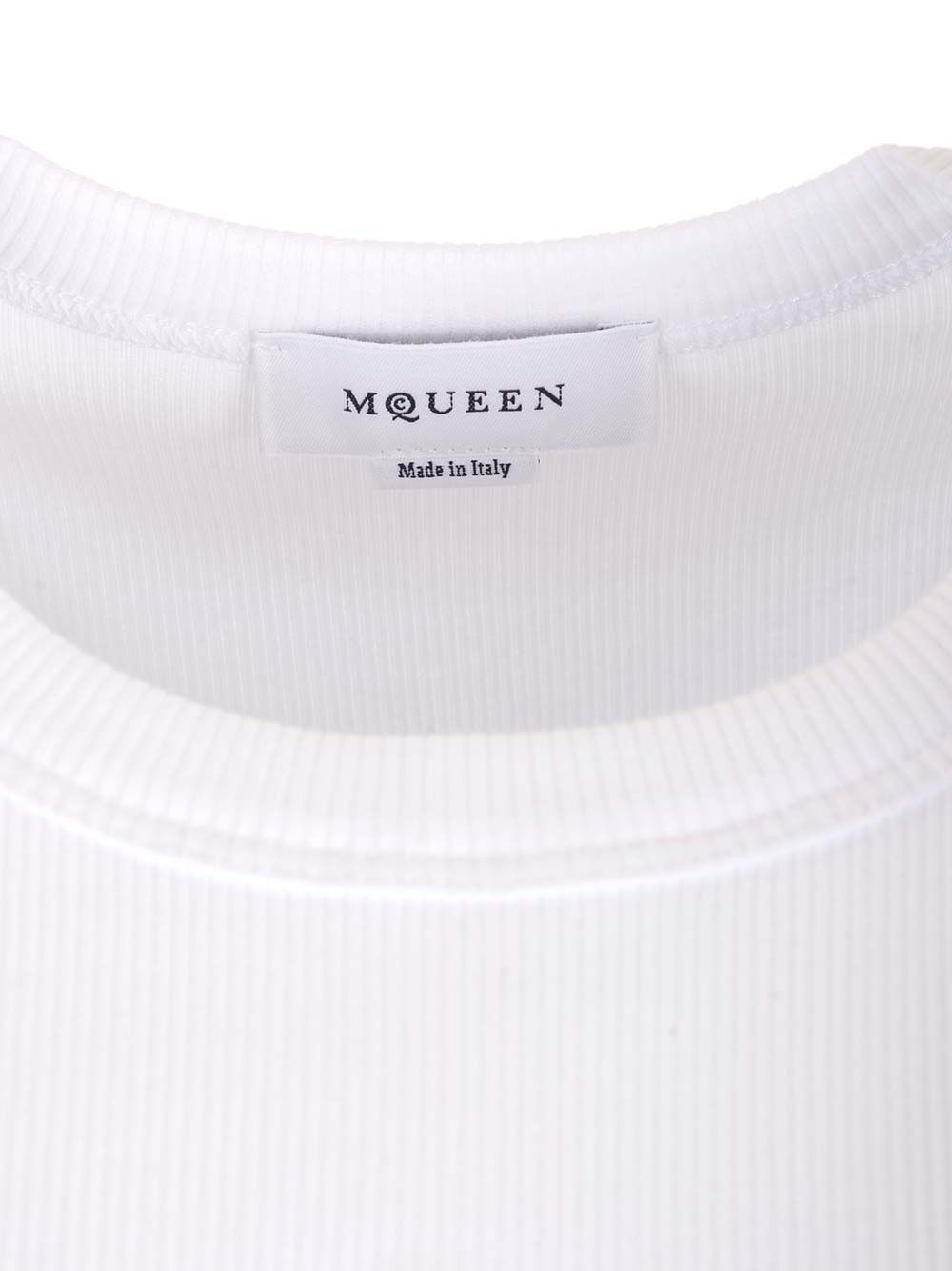 Ribbed cotton tank top 804191QLADW9000 (Alexander McQUEEN / タンクトップ・キャミソール ) | Alexander McQUEEN (アレキサンダー・マックイーン)(3)