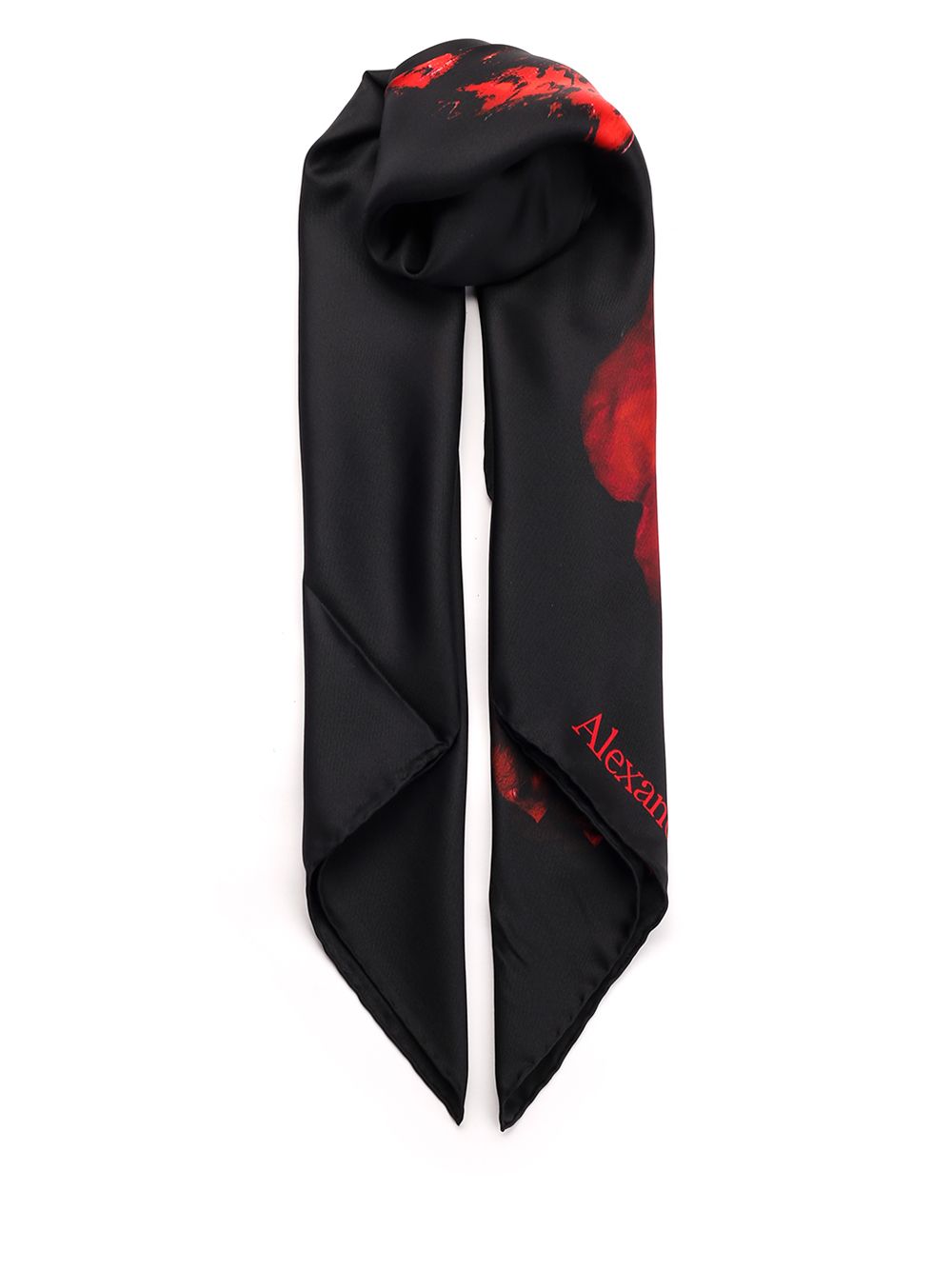 Printed silk scarf 7902793001Q1074 (Alexander McQUEEN / スカーフ・マフラー ) | Alexander McQUEEN (アレキサンダー・マックイーン)