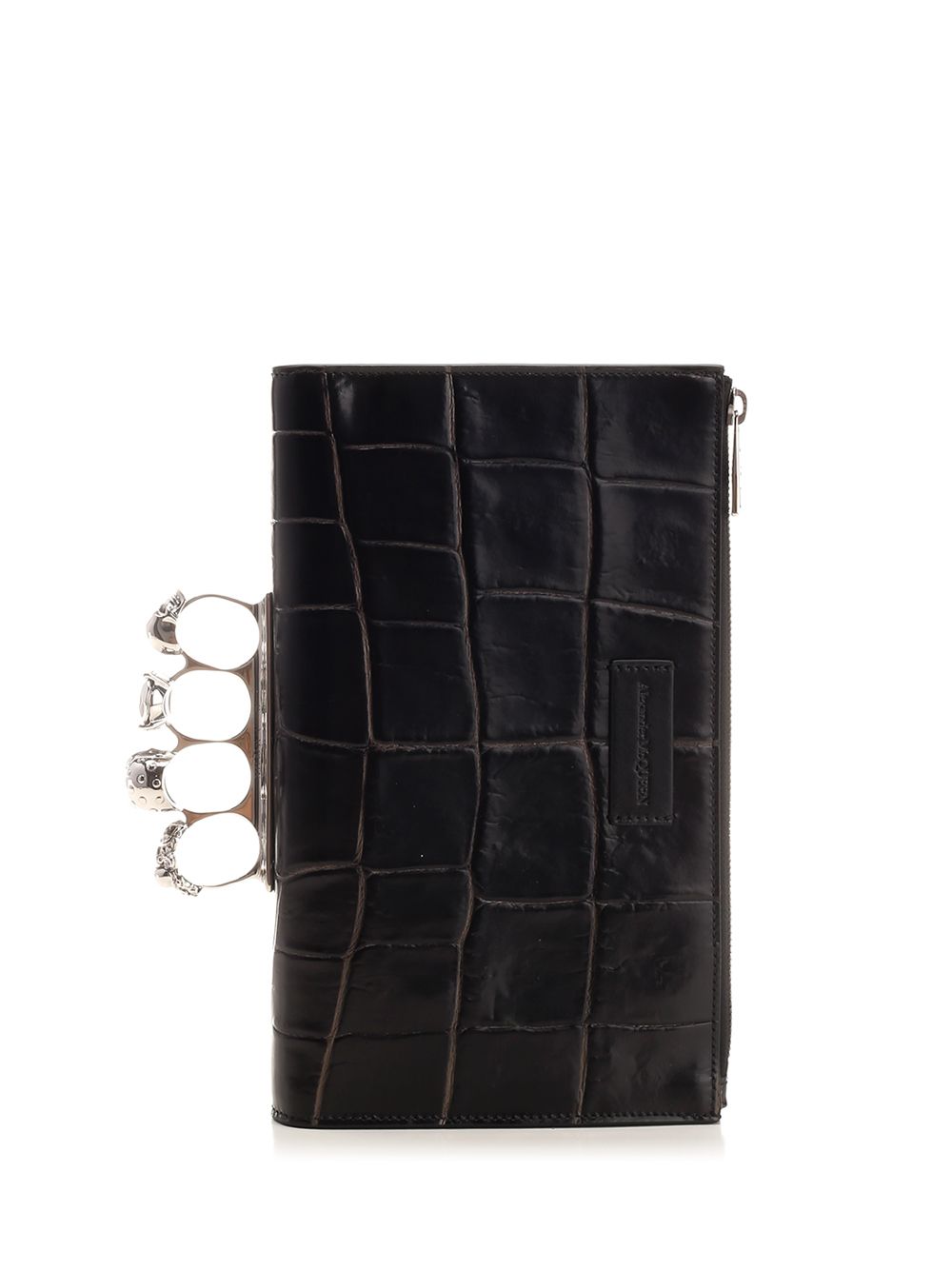 Black "Four-rings" pouch 7511851XM0Y1000 (Alexander McQUEEN / クラッチバッグ・ポーチ ) | Alexander McQUEEN (アレキサンダー・マックイーン)