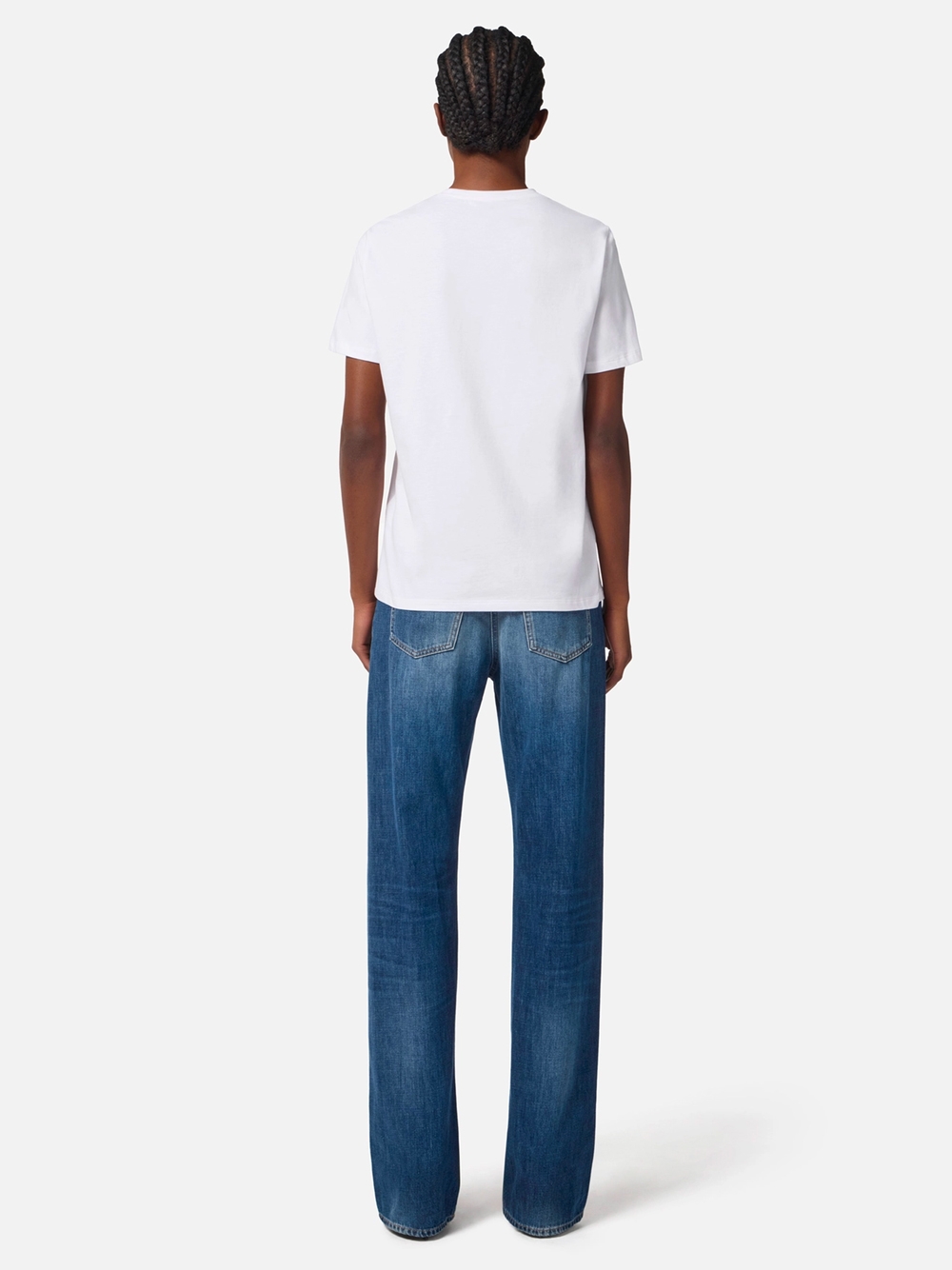 COTTON JERSEY T-SHIRT WITH NECKLACE MA02856E2270 (Elisabetta Franchi / Tシャツ・カットソー ) | Elisabetta Franchi (エリザベッタ フランキ)(2)