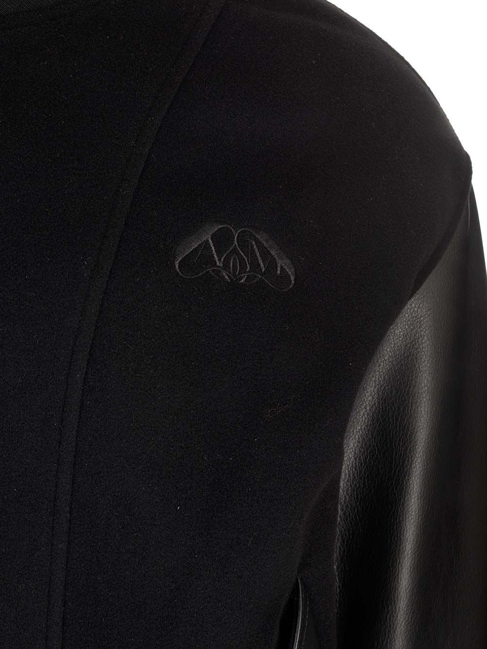 Black "Hybrid" bomber jacket 760447Q5HXX1000 (Alexander McQUEEN / カジュアルジャケット・ベスト ) | Alexander McQUEEN (アレキサンダー・マックイーン)(2)
