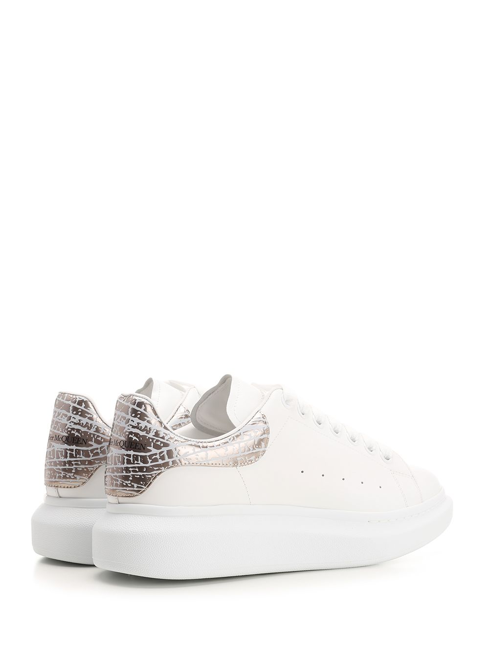 Oversized sneakers with silver heel 777220WIE9I9071 (Alexander McQUEEN / スニーカー ) | Alexander McQUEEN (アレキサンダー・マックイーン)(2)