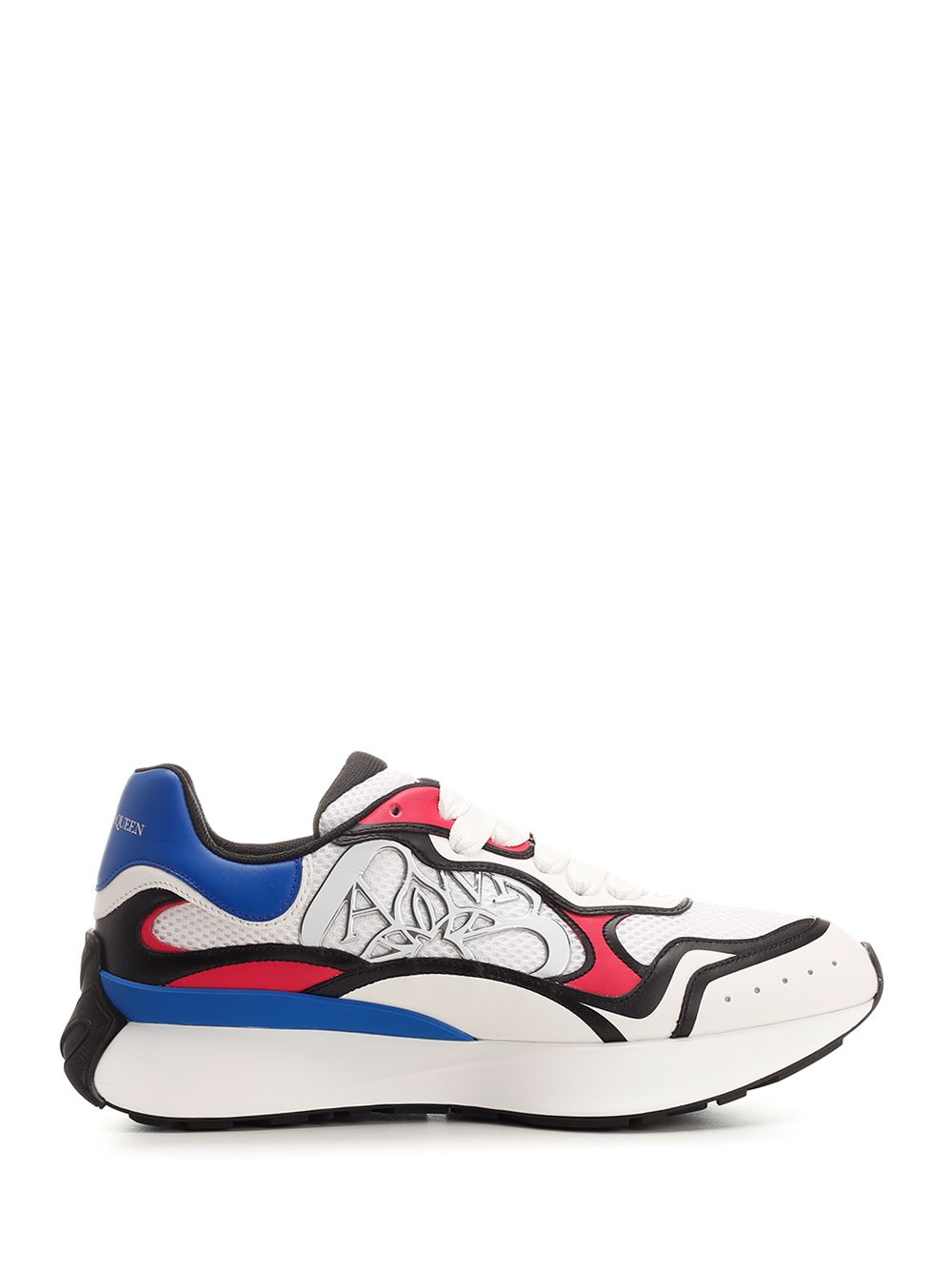 Mesh and leather sneakers 750331W4WN48841 (Alexander McQUEEN / スニーカー ) | Alexander McQUEEN (アレキサンダー・マックイーン)