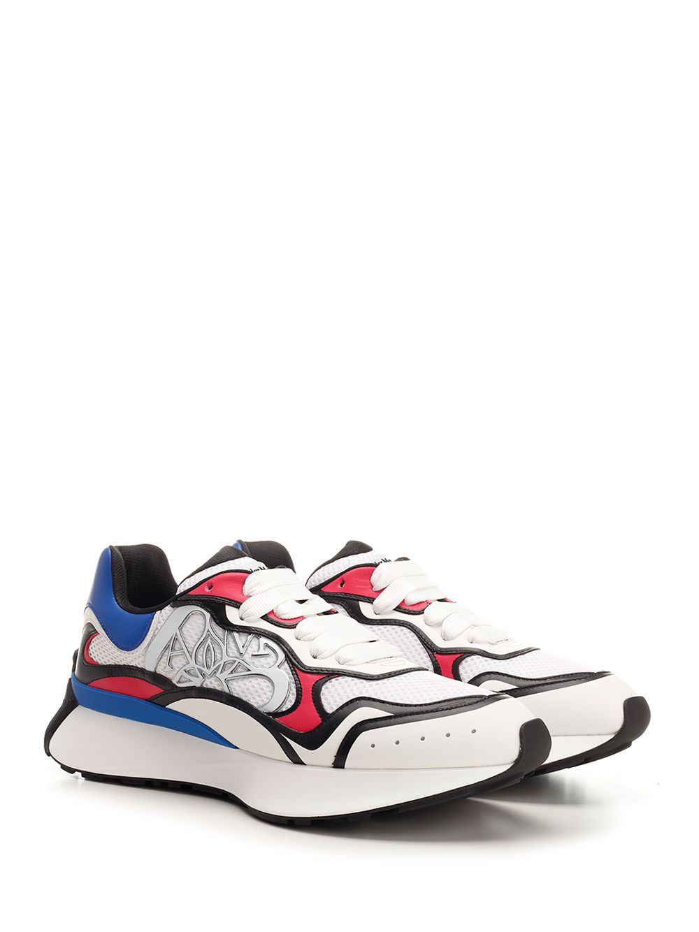 Mesh and leather sneakers 750331W4WN48841 (Alexander McQUEEN / スニーカー ) | Alexander McQUEEN (アレキサンダー・マックイーン)(1)
