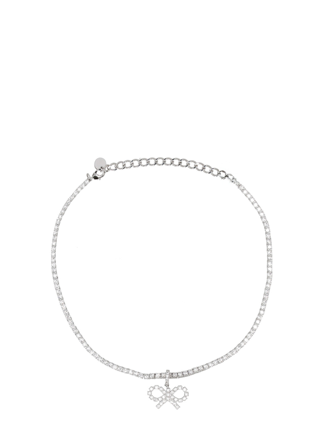 SELF PORTRAIT Bijoux Silver PF25621NSLBOWTENNISSILVER (self-portrait / ネックレス ) | self-portrait (セルフ・ポートレイト)