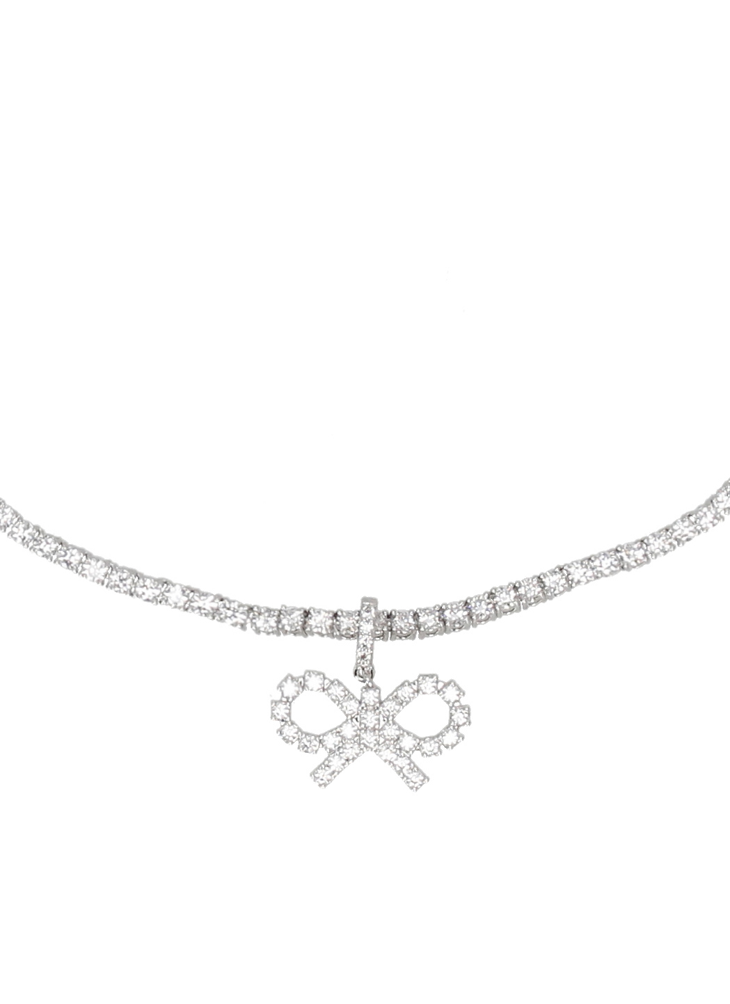 SELF PORTRAIT Bijoux Silver PF25621NSLBOWTENNISSILVER (self-portrait / ネックレス ) | self-portrait (セルフ・ポートレイト)(3)